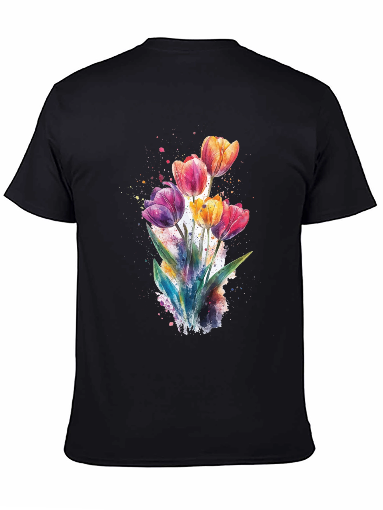 Watercolor Tulip Bouquet T-Shirt