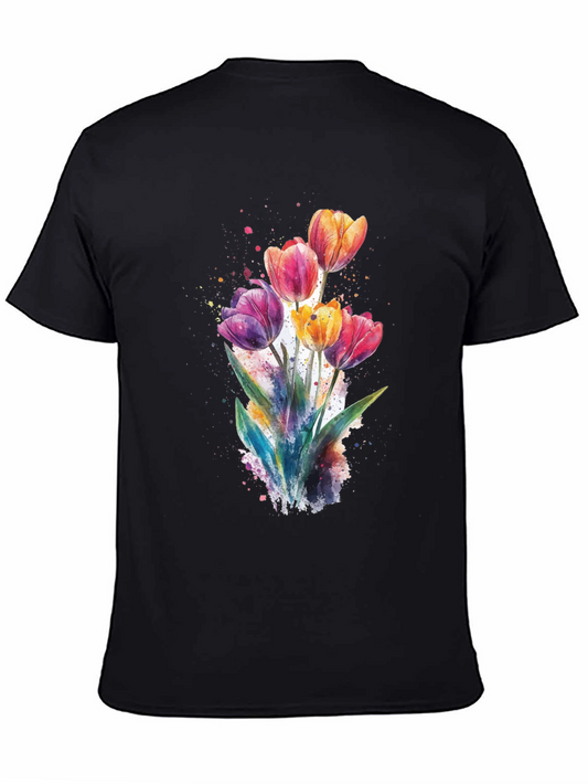 Watercolor Tulip Bouquet T-Shirt