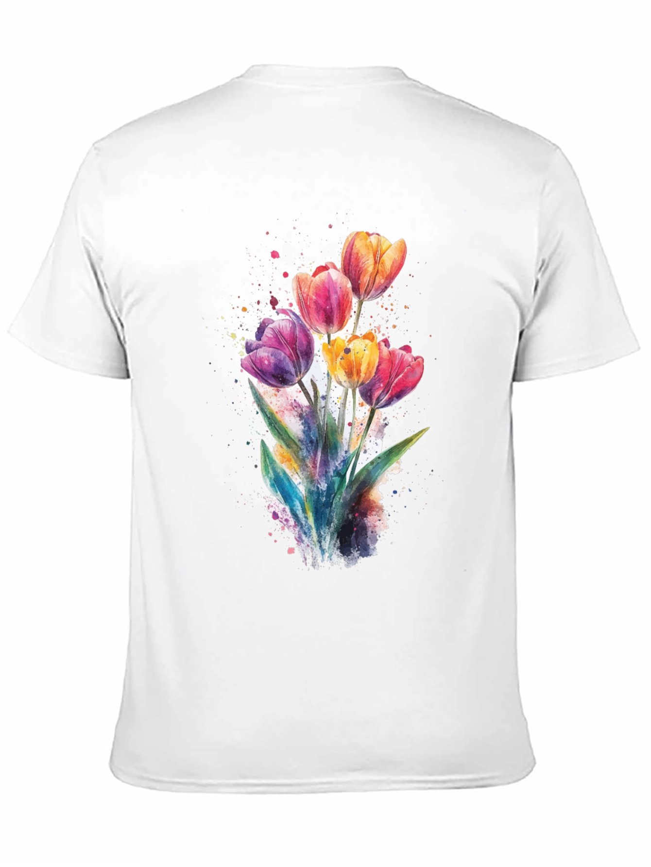 Watercolor Tulip Bouquet T-Shirt