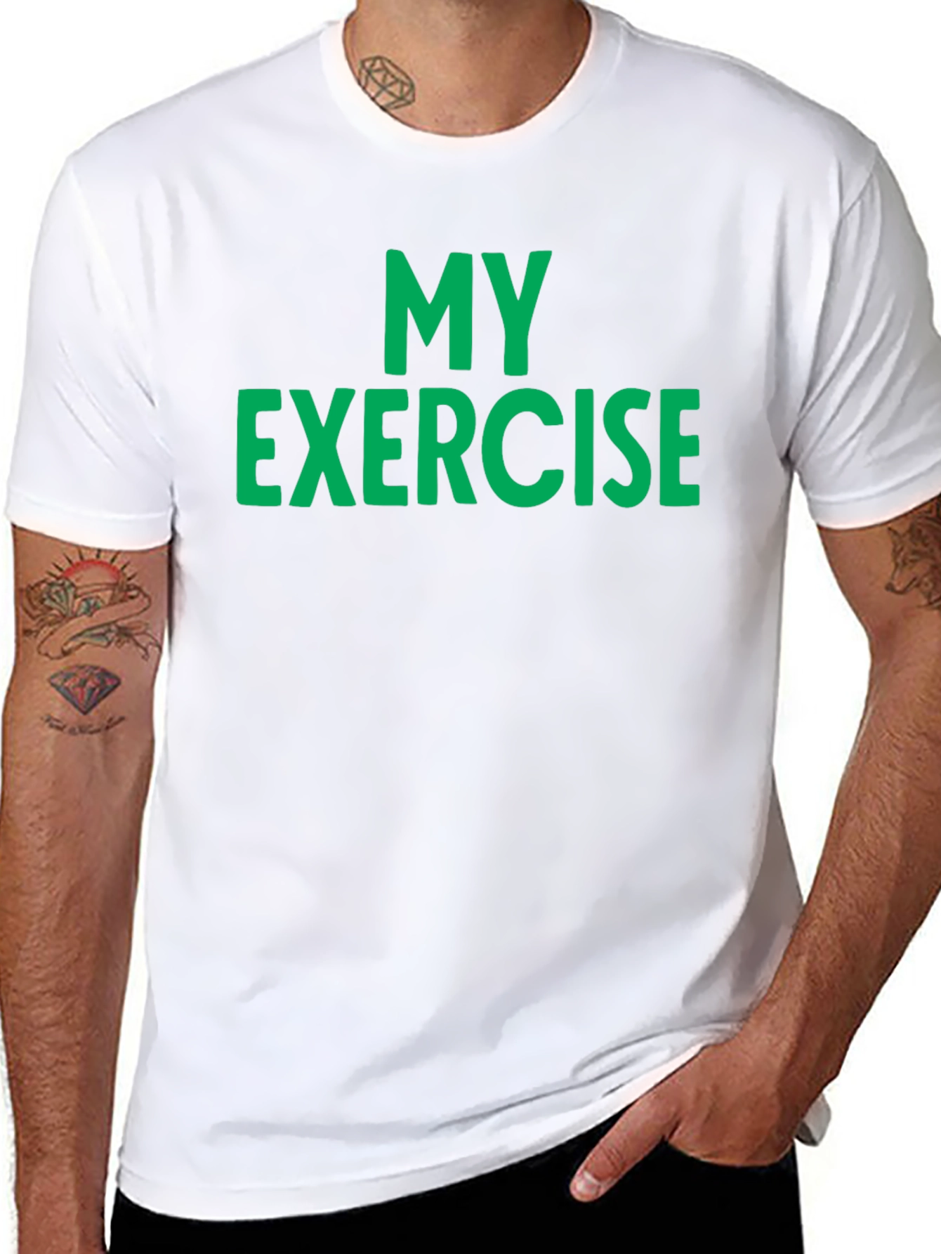 My Exercise Graphic T-Shirt - Workout Apparel