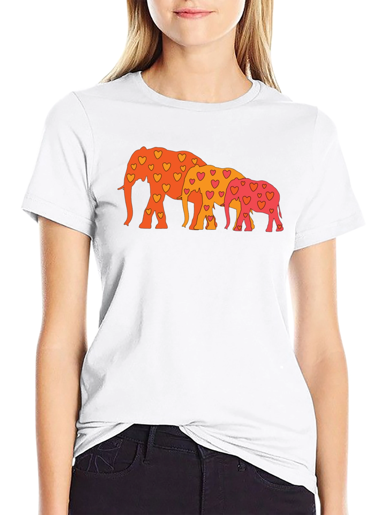 Elephant Family Love T-Shirt