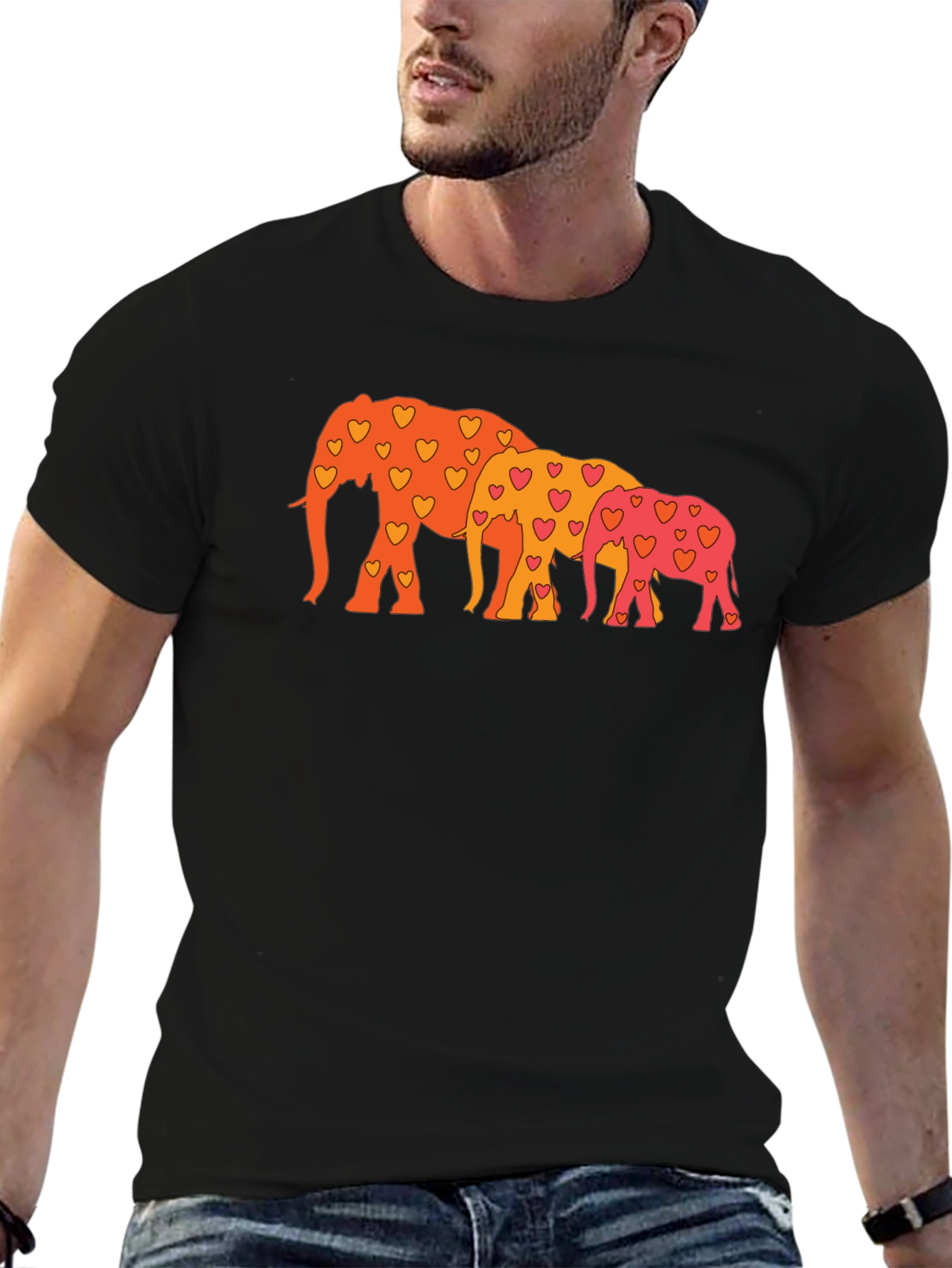 Elephant Family Love T-Shirt