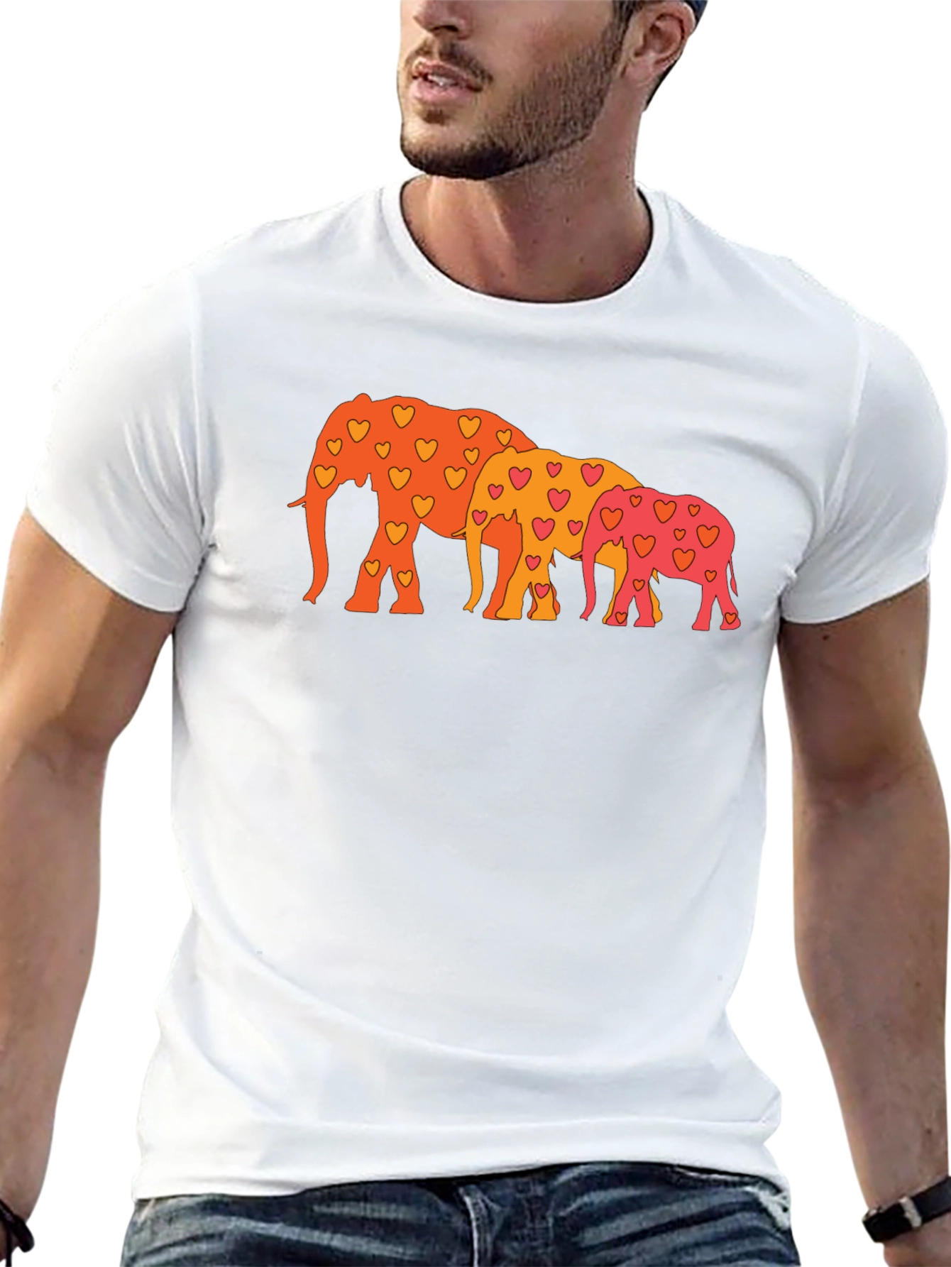 Elephant Family Love T-Shirt