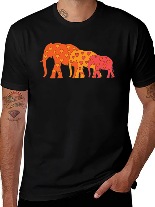 Elephant Family Love T-Shirt