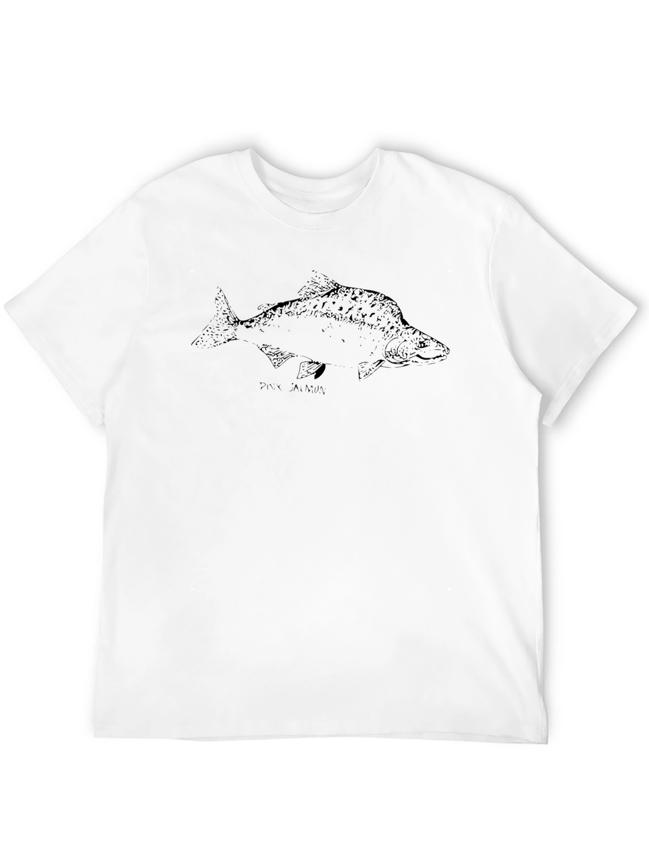 Black Fish Graphic Tee - Soft Cotton Blend