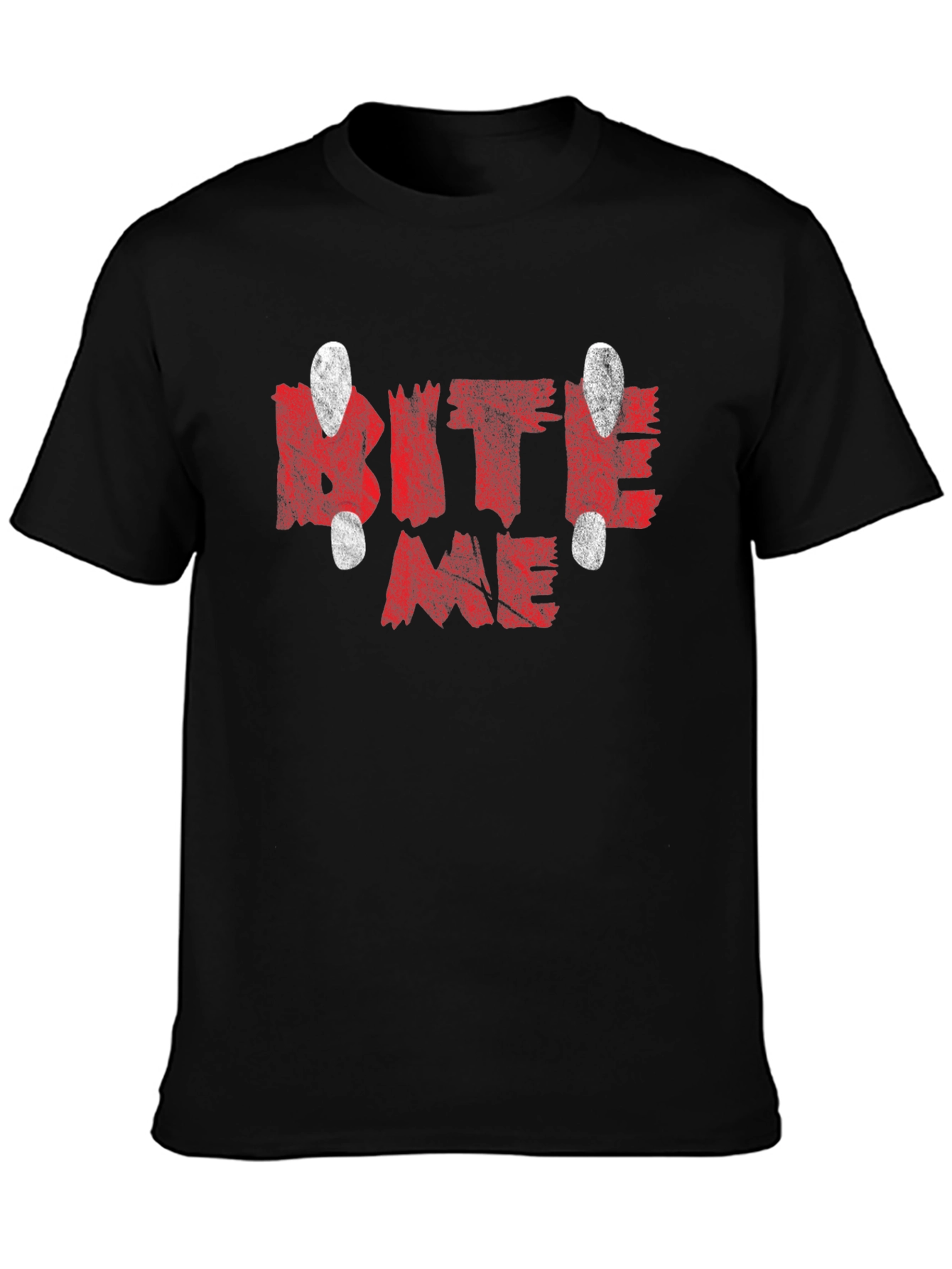 Bite Me Graphic Tee - Edgy Slogan Shirt
