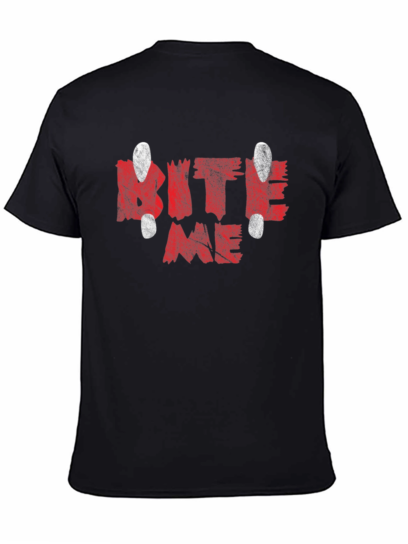 Bite Me Graphic Tee - Edgy Slogan Shirt