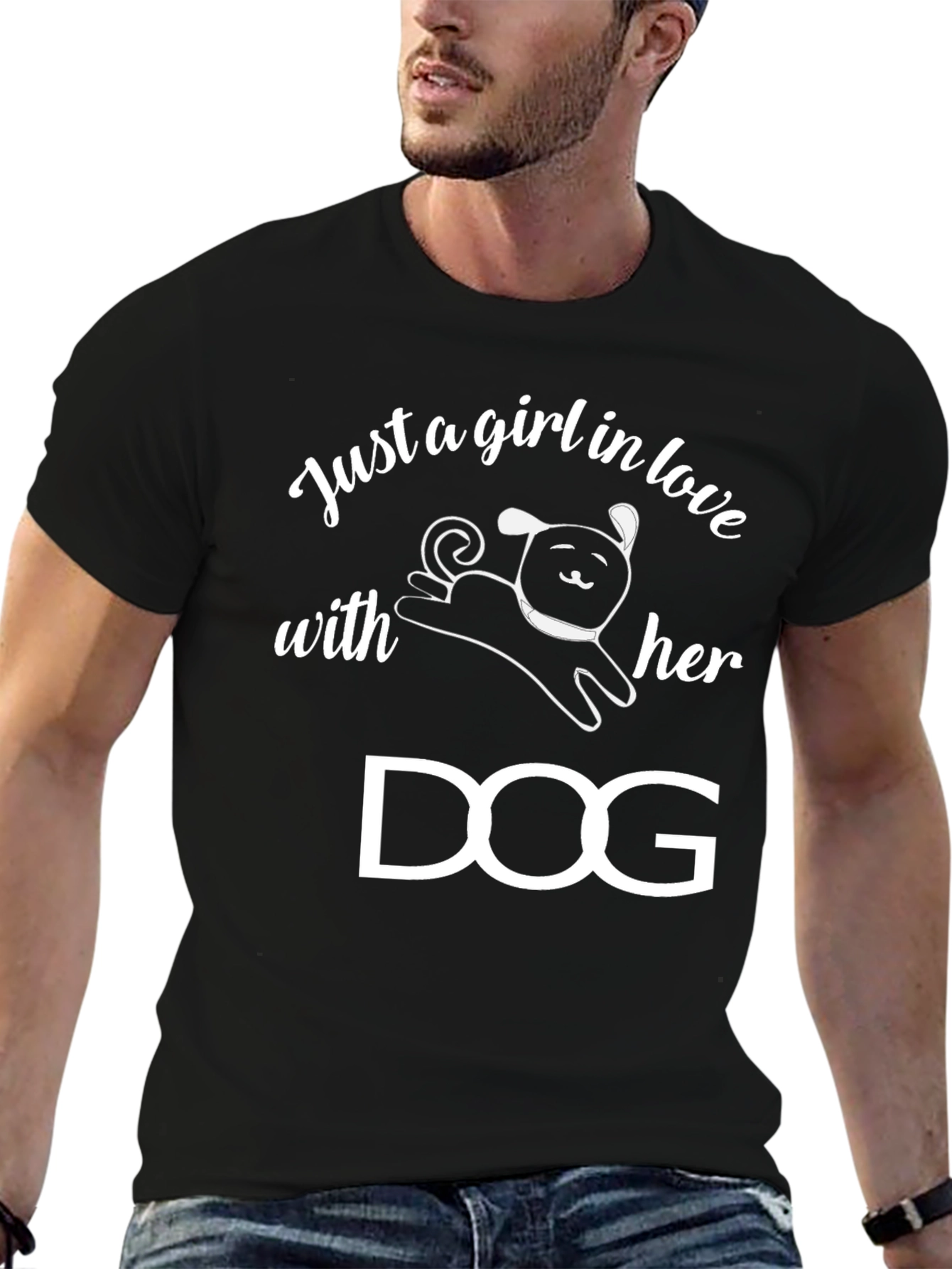 Just A Girl In Love With Her Dog T-Shirt