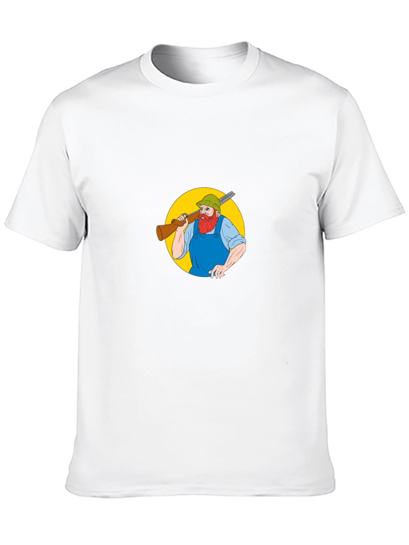Cartoon Hunter T-Shirt - Black