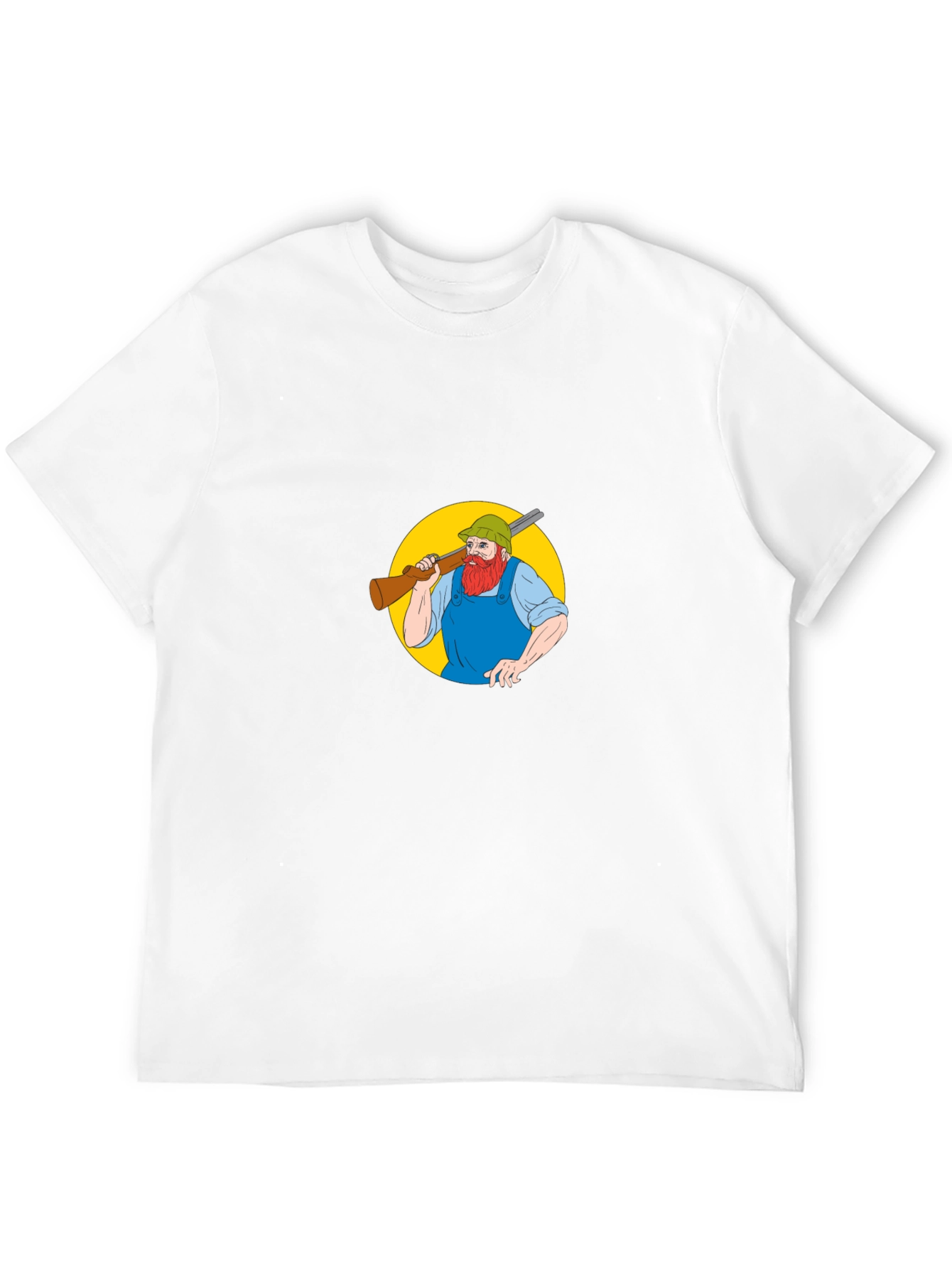 Cartoon Hunter T-Shirt - Black