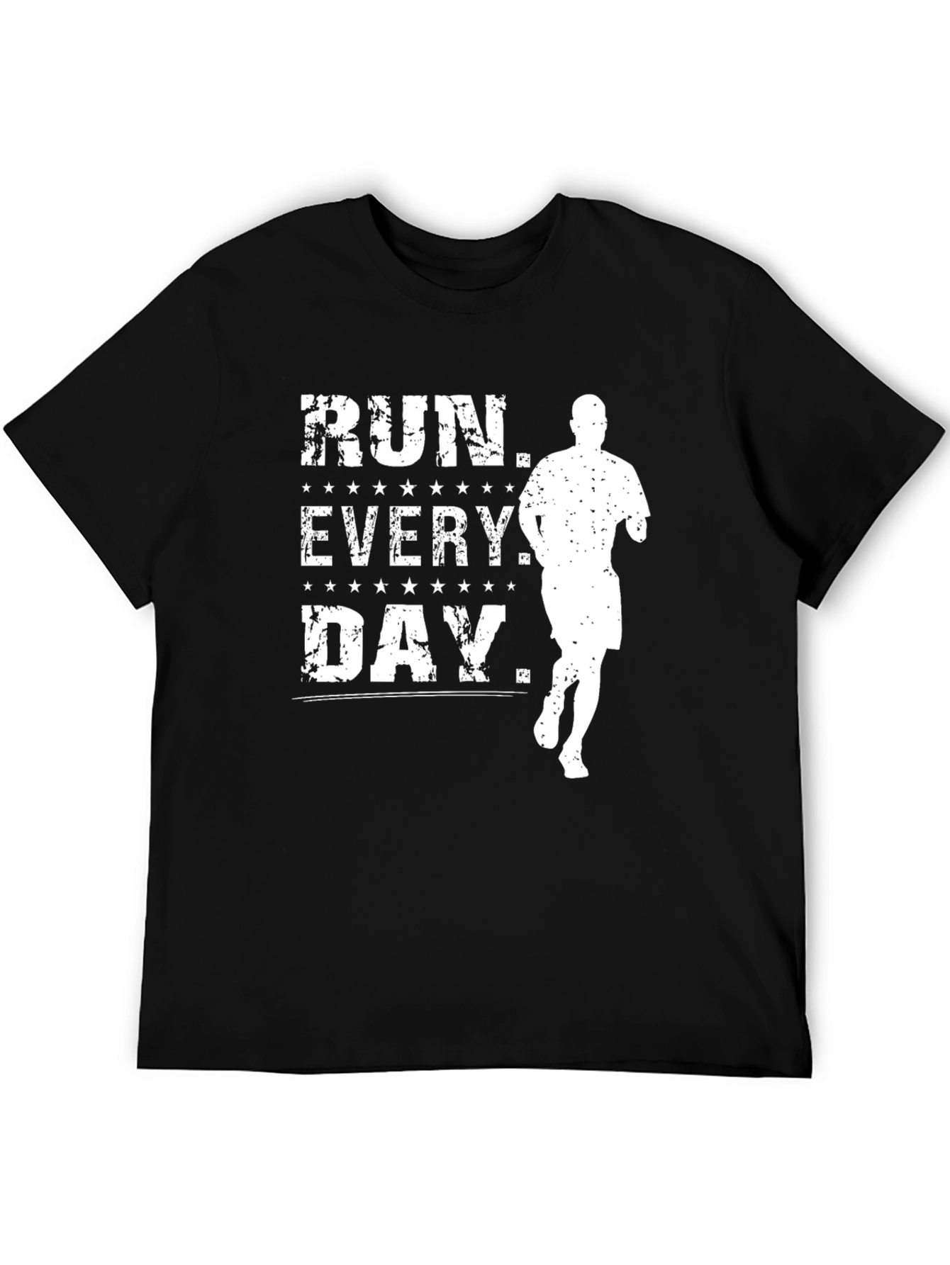 Run Every Day Graphic Tee - Fitness Motivation Shirt