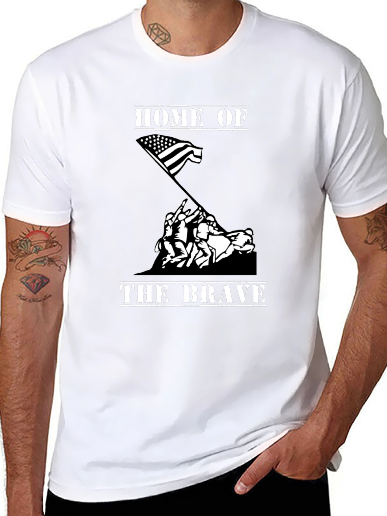 Home of the Brave Graphic T-Shirt
