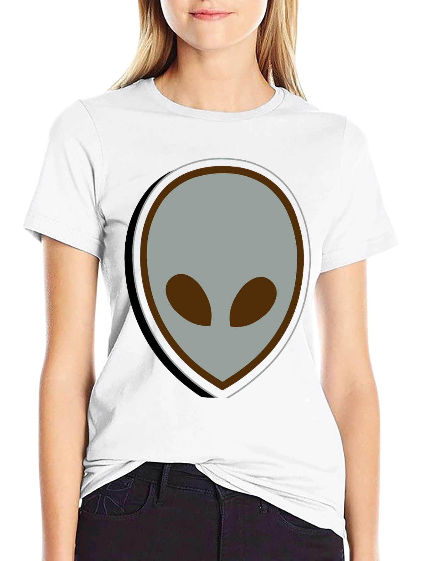 Alien Graphic Tee - Unisex Black T-Shirt