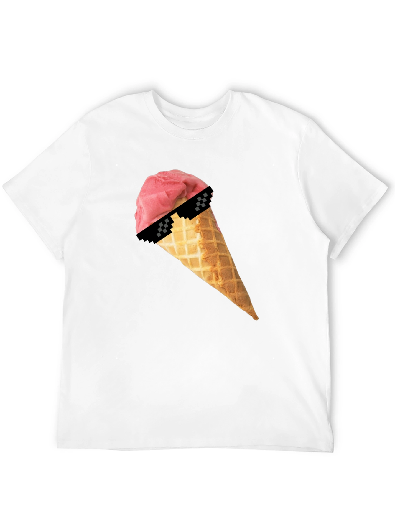 Cool Ice Cream Cone Graphic T-Shirt