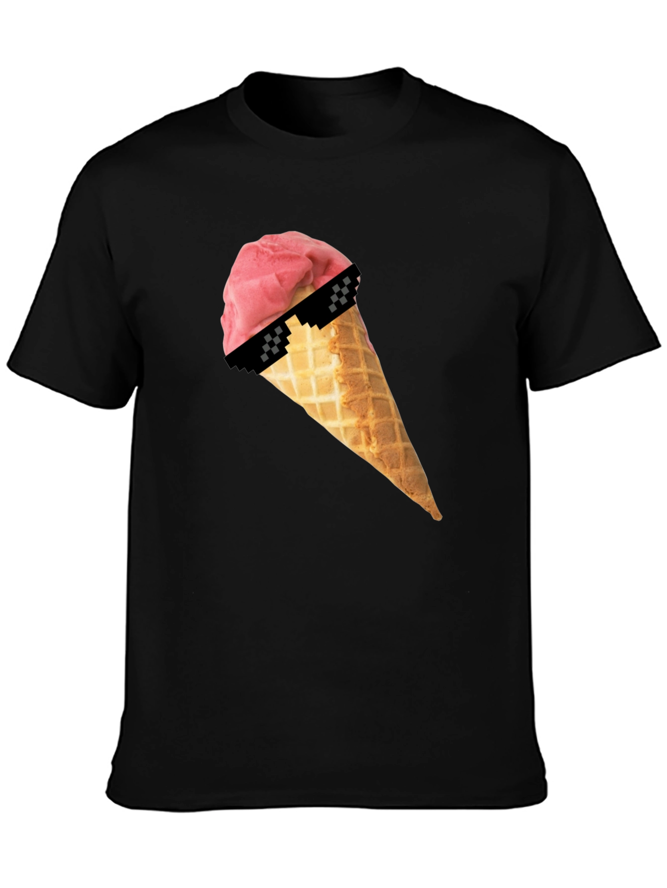 Cool Ice Cream Cone Graphic T-Shirt