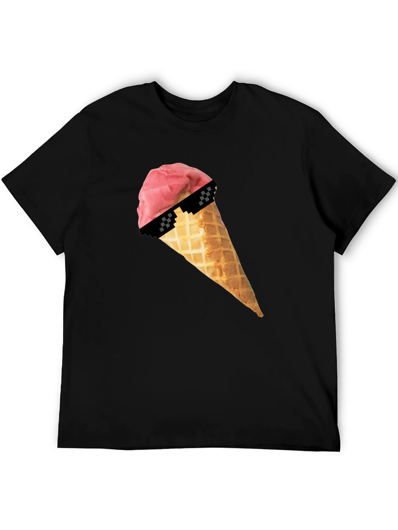 Cool Ice Cream Cone Graphic T-Shirt