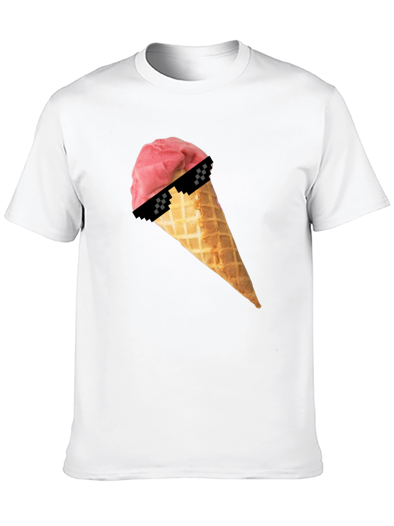 Cool Ice Cream Cone Graphic T-Shirt