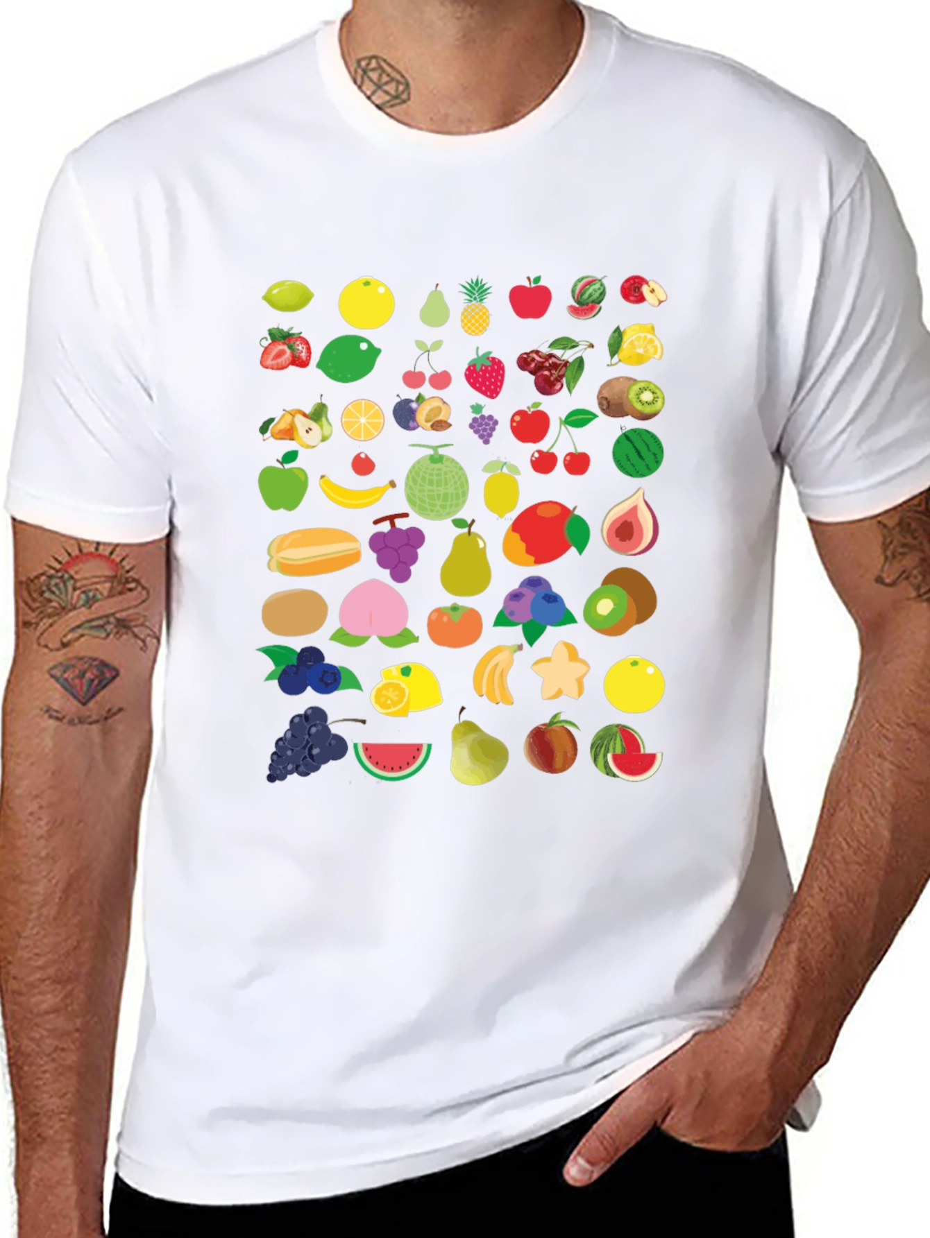 Fruit Print T-Shirt