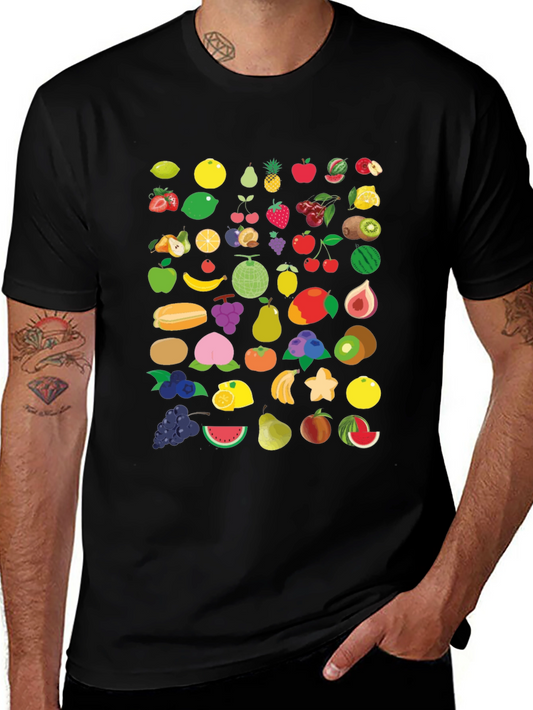 Fruit Print T-Shirt