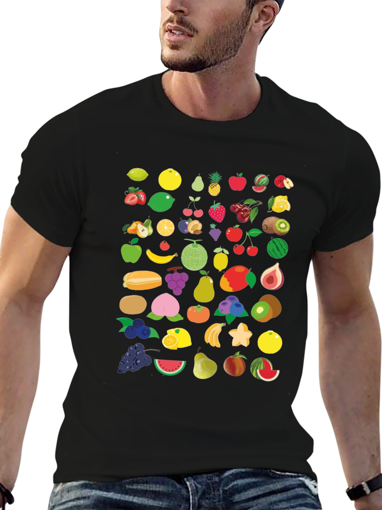 Fruit Print T-Shirt