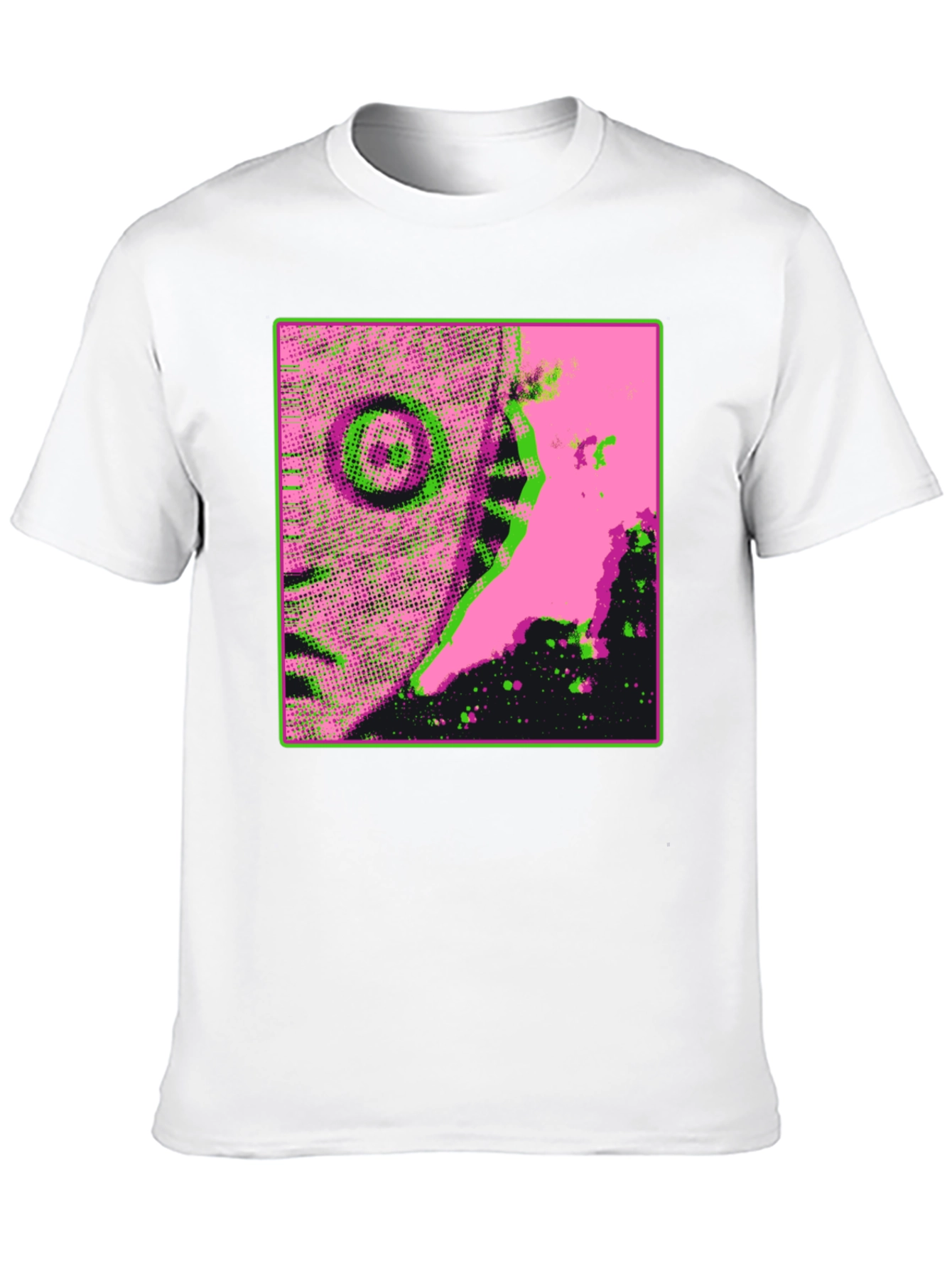 Eye-Catching Graphic Print Black T-Shirt