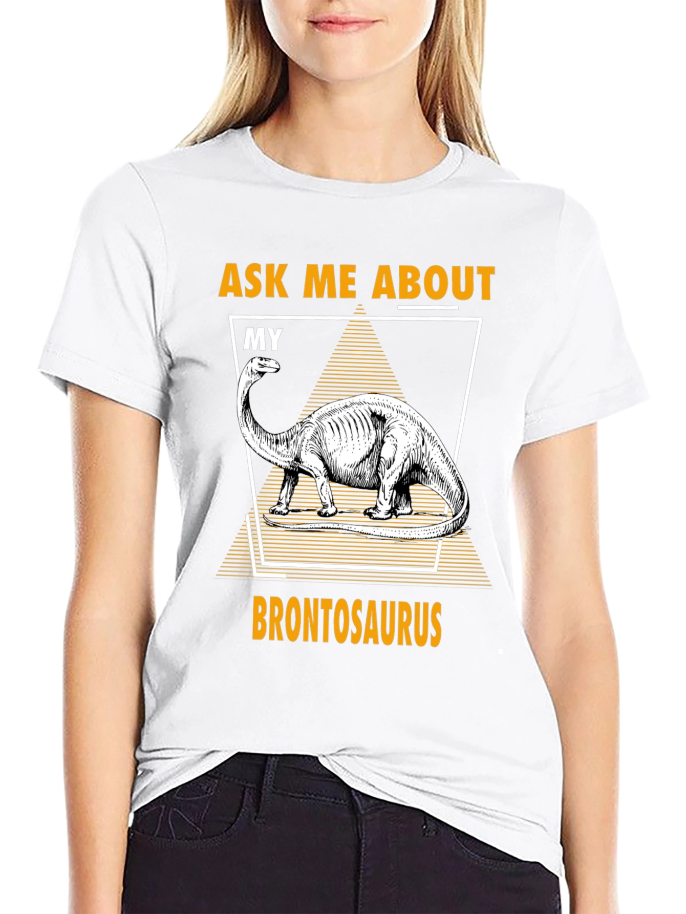 Brontosaurus Dinosaur Graphic T-Shirt
