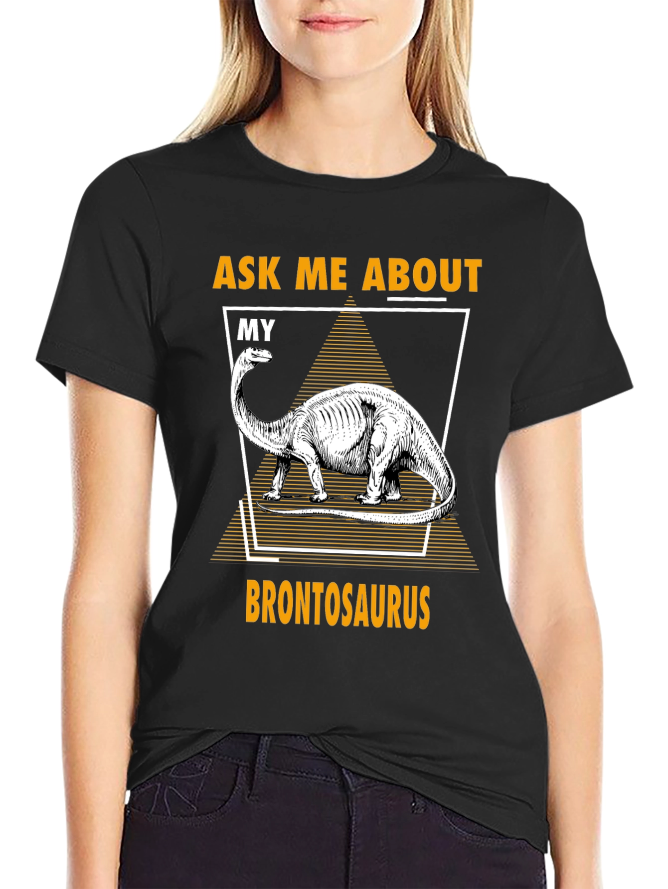 Brontosaurus Dinosaur Graphic T-Shirt
