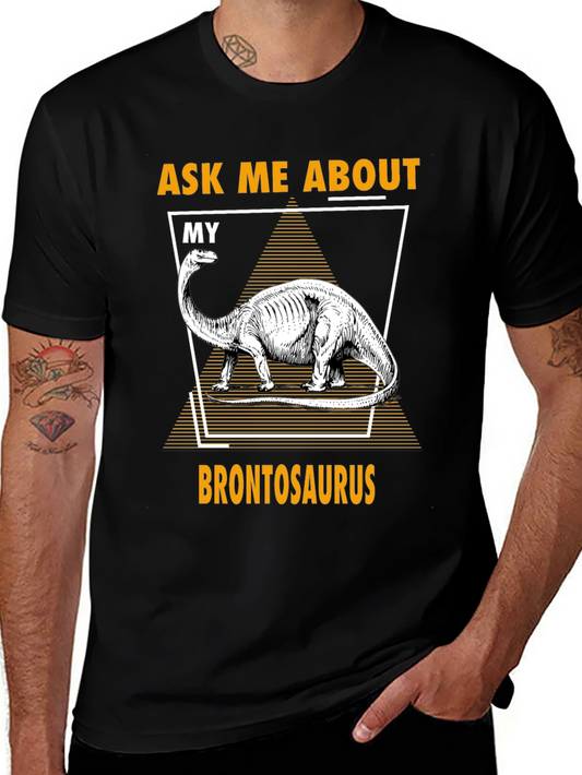 Brontosaurus Dinosaur Graphic T-Shirt