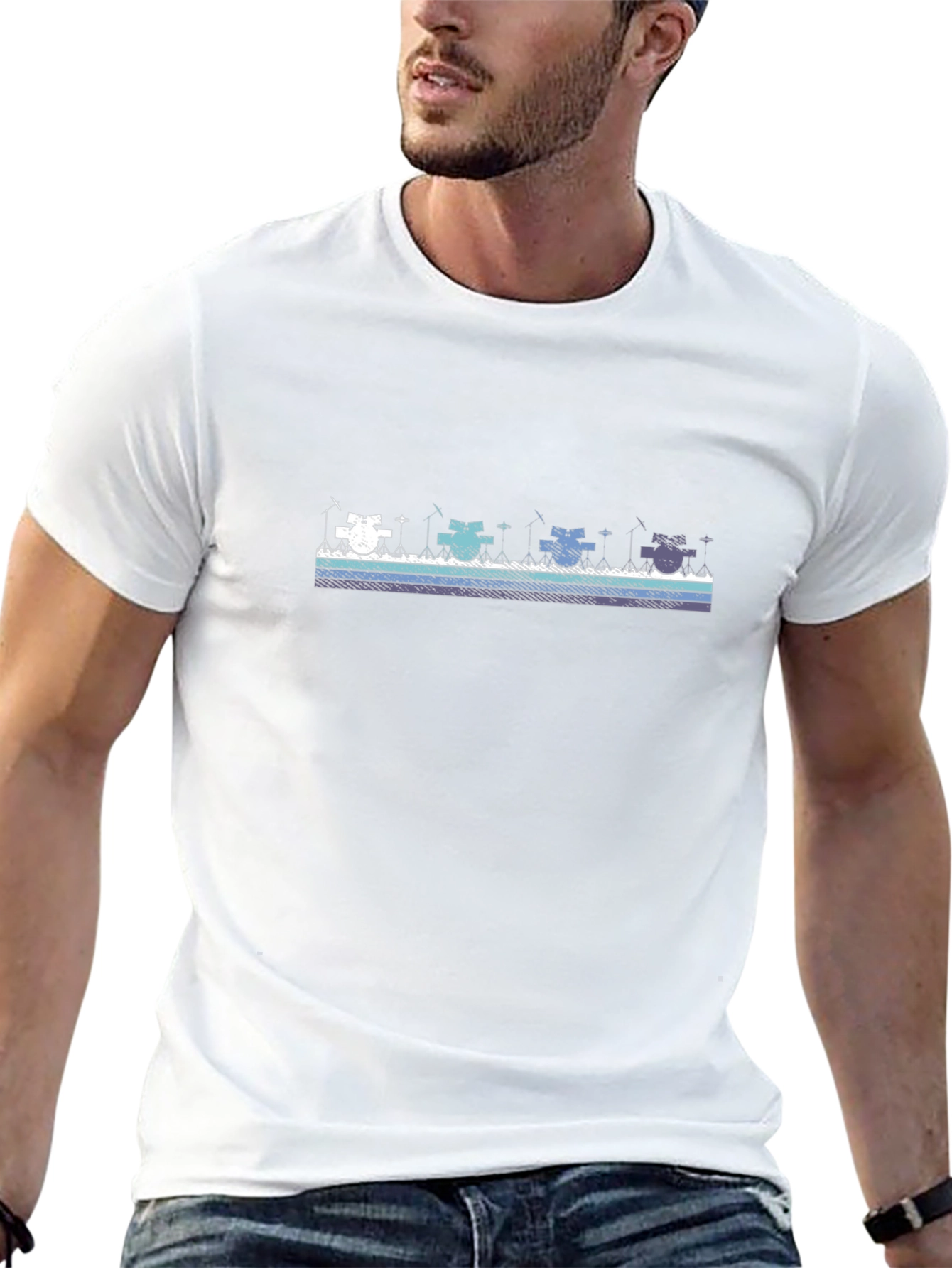 Cat Fishing T-Shirt - Pixel Art Design