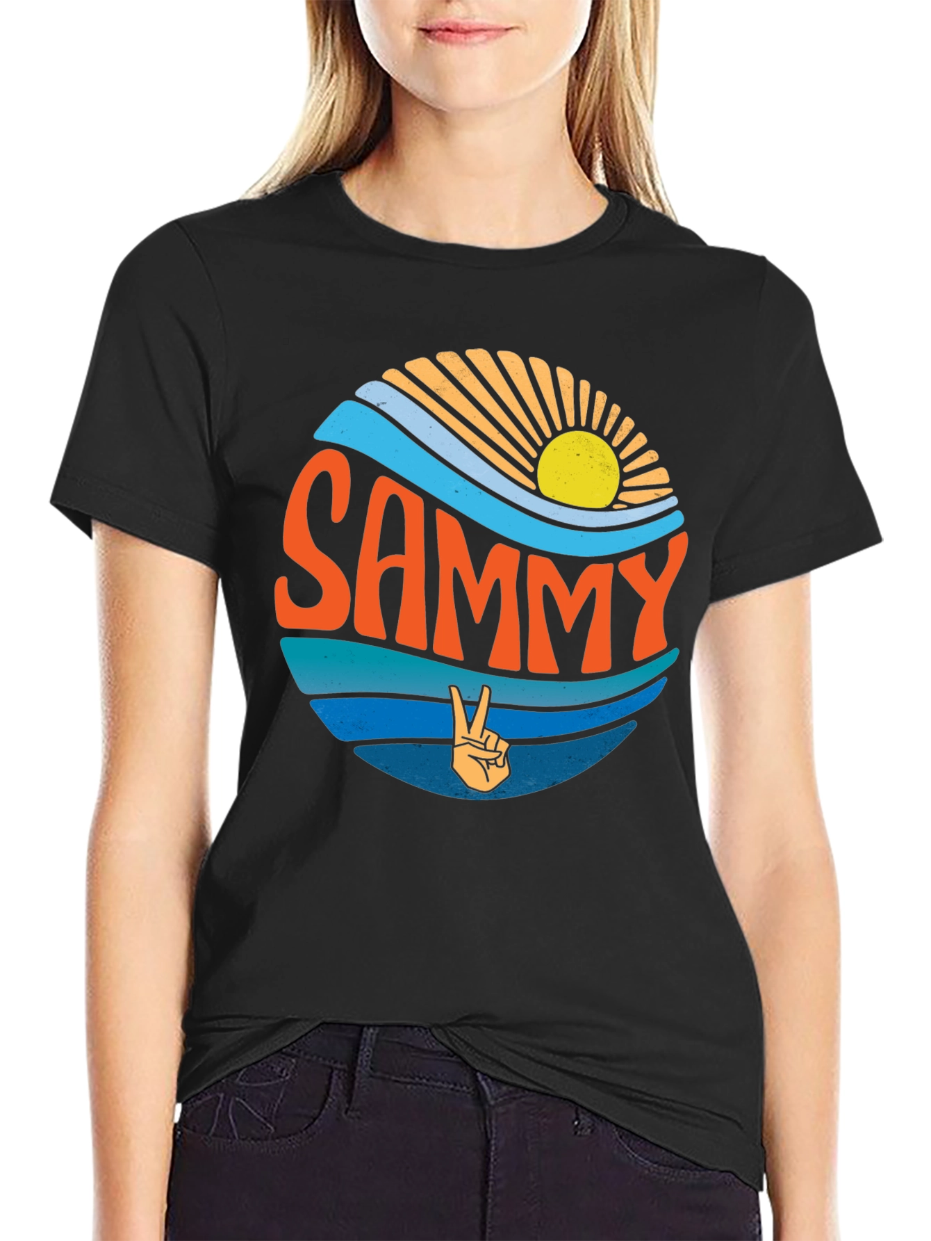 Retro Sammy Peace Sign T-Shirt