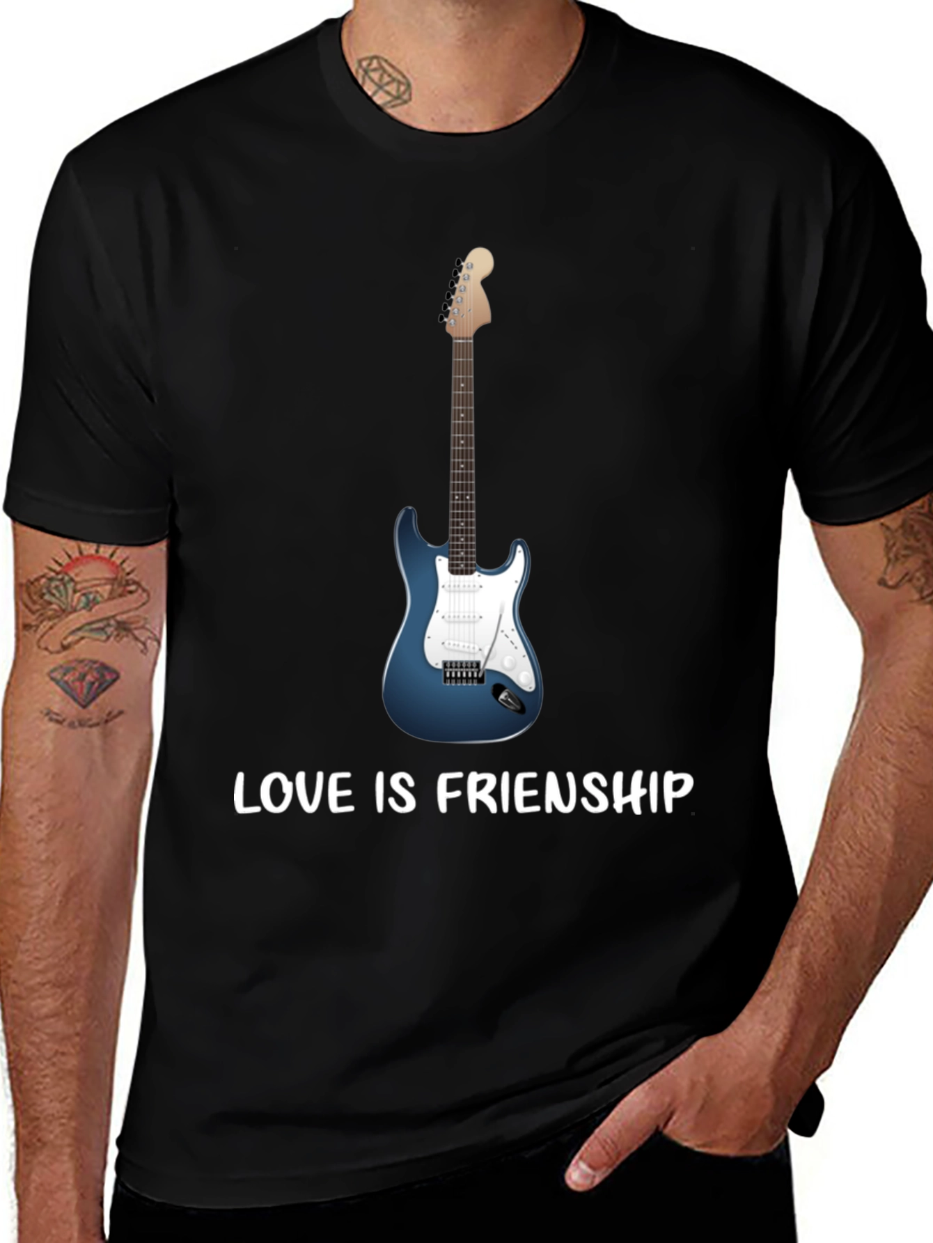 Guitar Love is Frienship T-Shirt