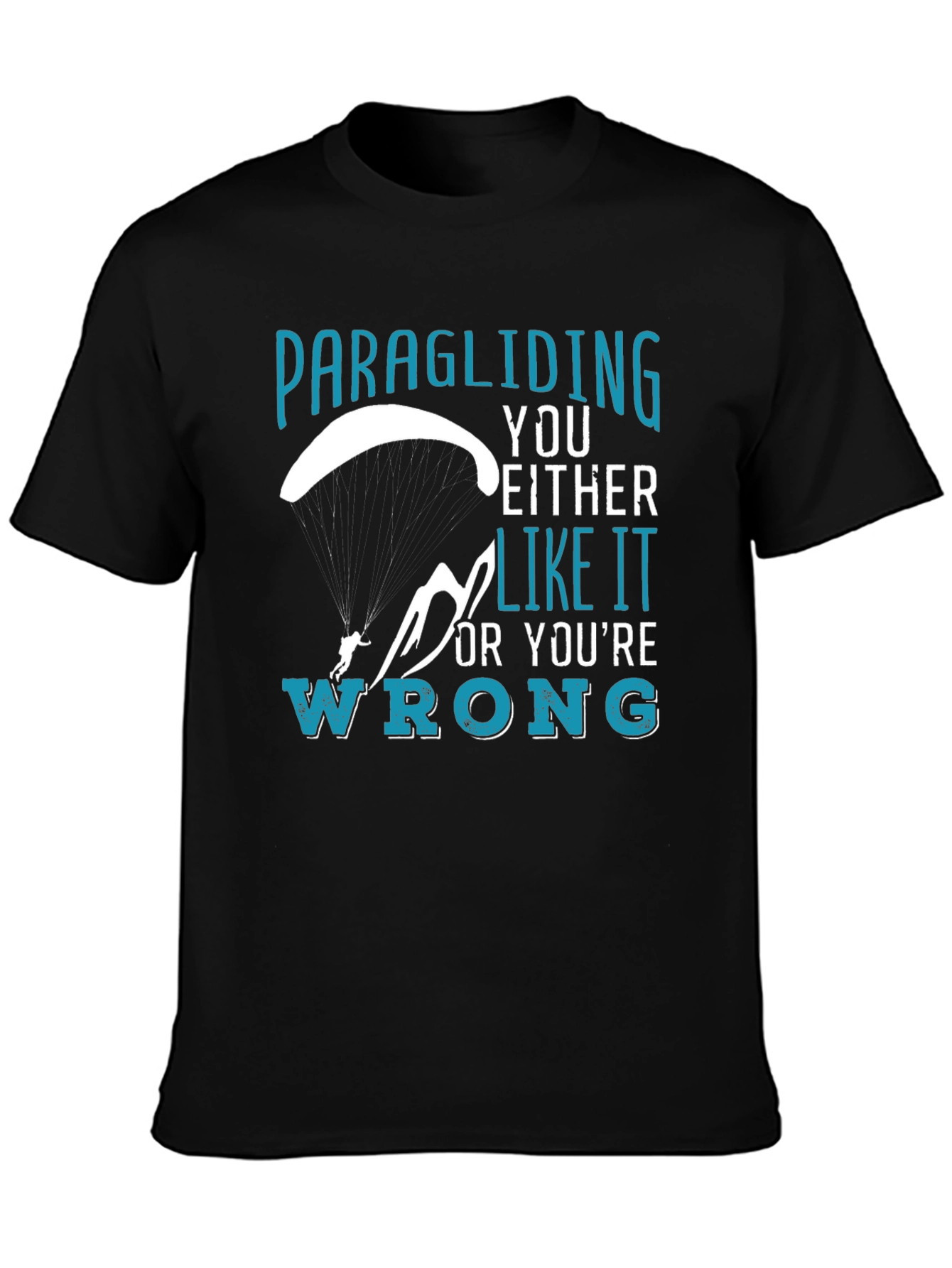 Paragliding Enthusiast Graphic Tee