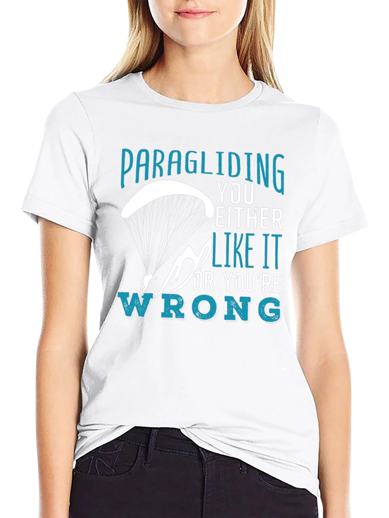 Paragliding Enthusiast Graphic Tee