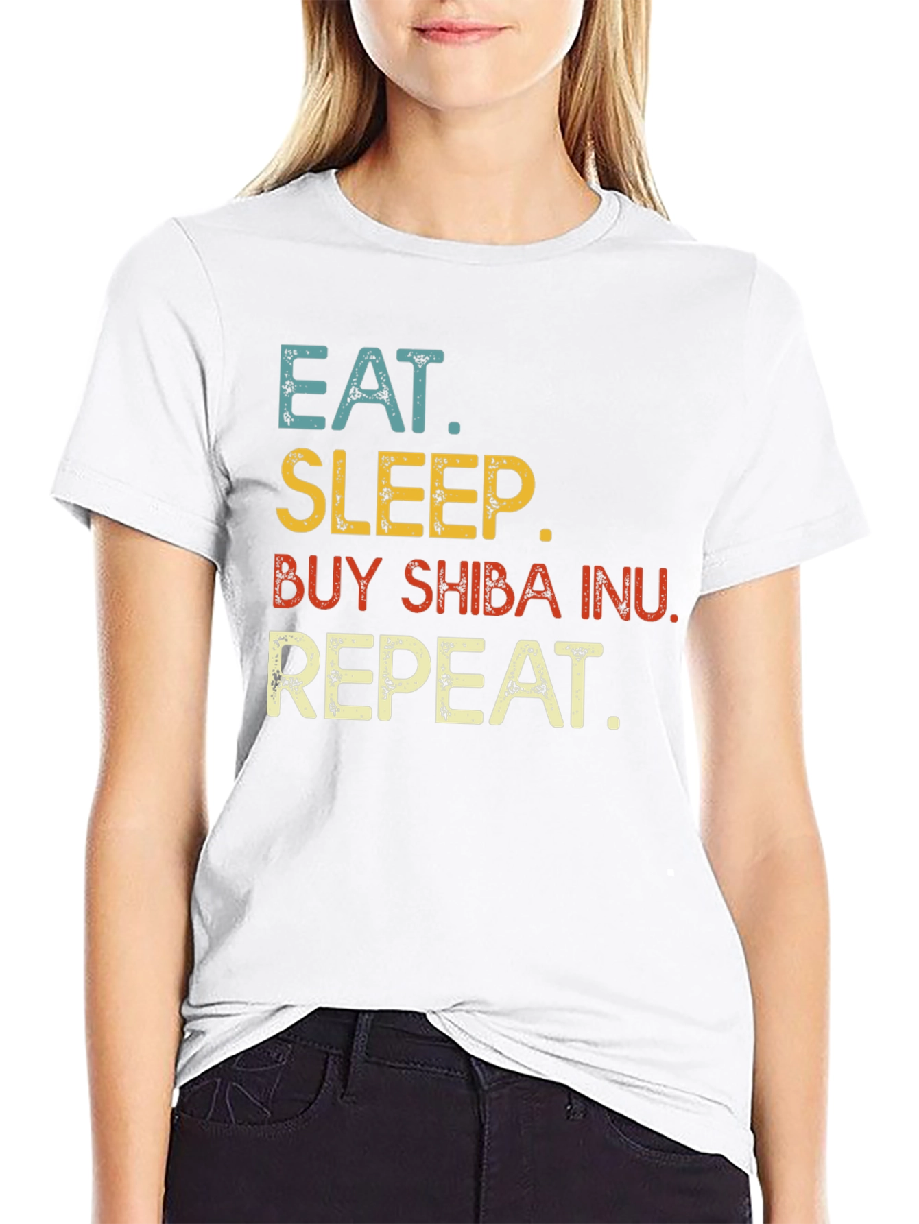 Eat Sleep Buy Shiba Inu Repeat T-Shirt
