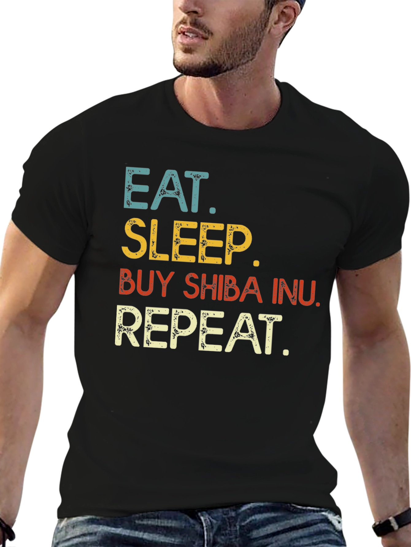 Eat Sleep Buy Shiba Inu Repeat T-Shirt