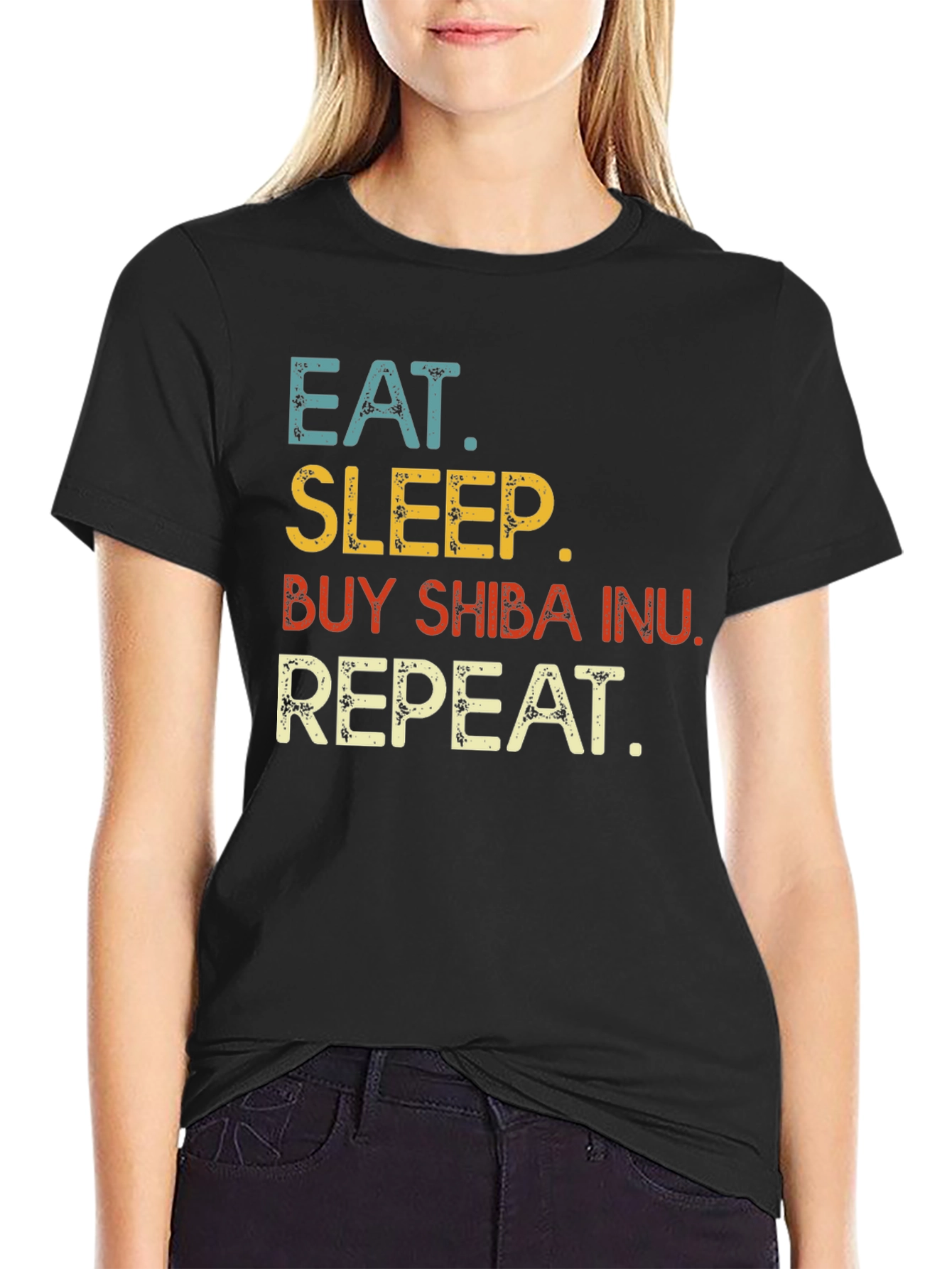 Eat Sleep Buy Shiba Inu Repeat T-Shirt