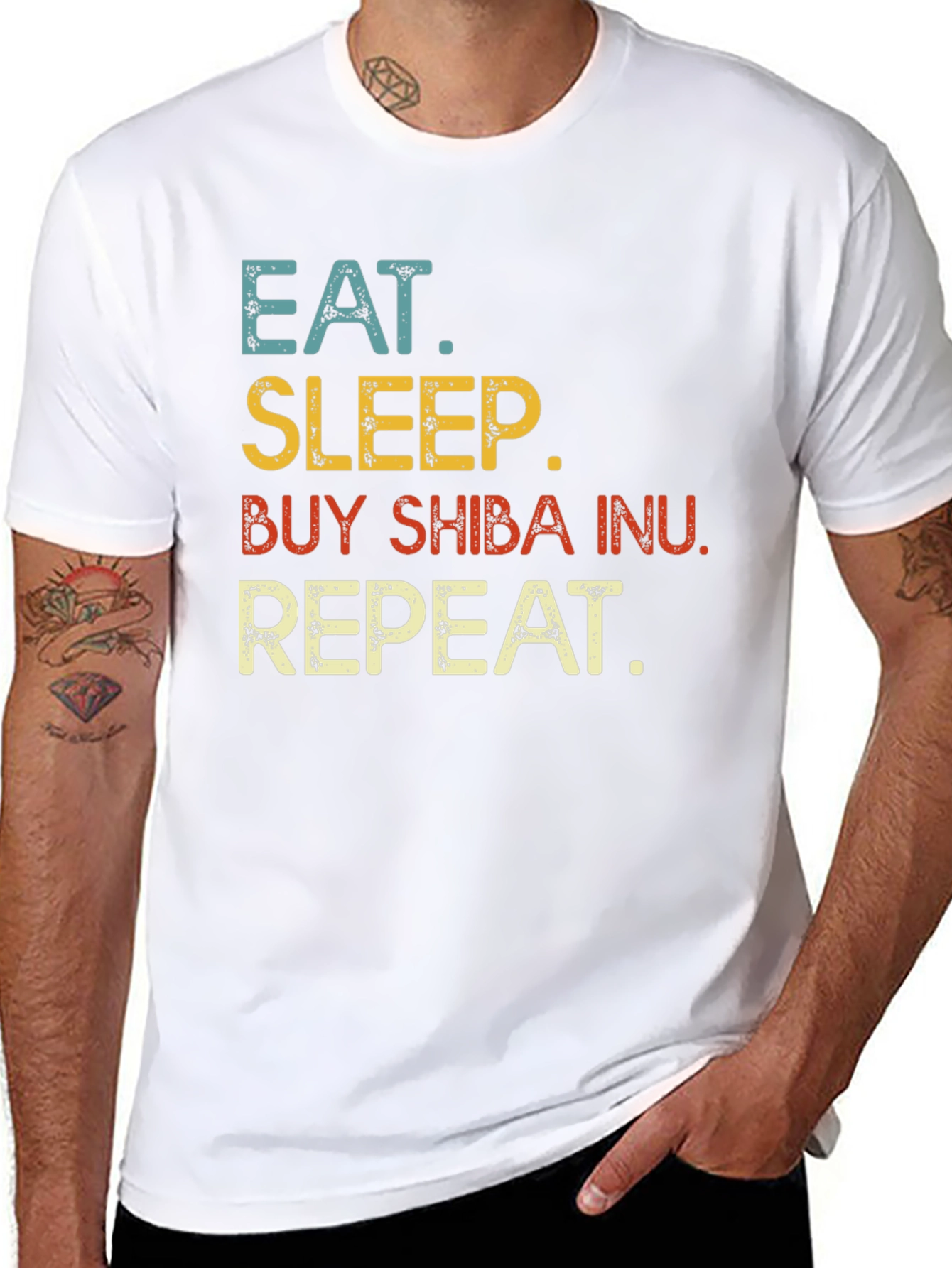 Eat Sleep Buy Shiba Inu Repeat T-Shirt