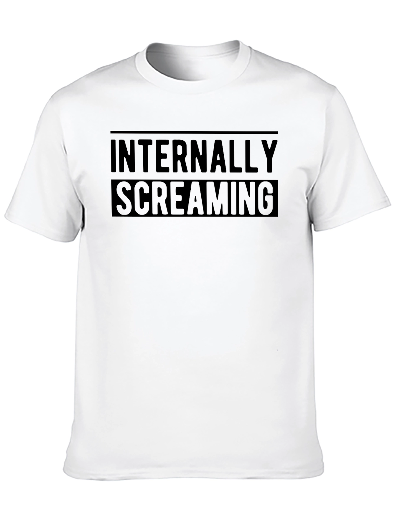 Internally Screaming Graphic Tee - Black T-Shirt