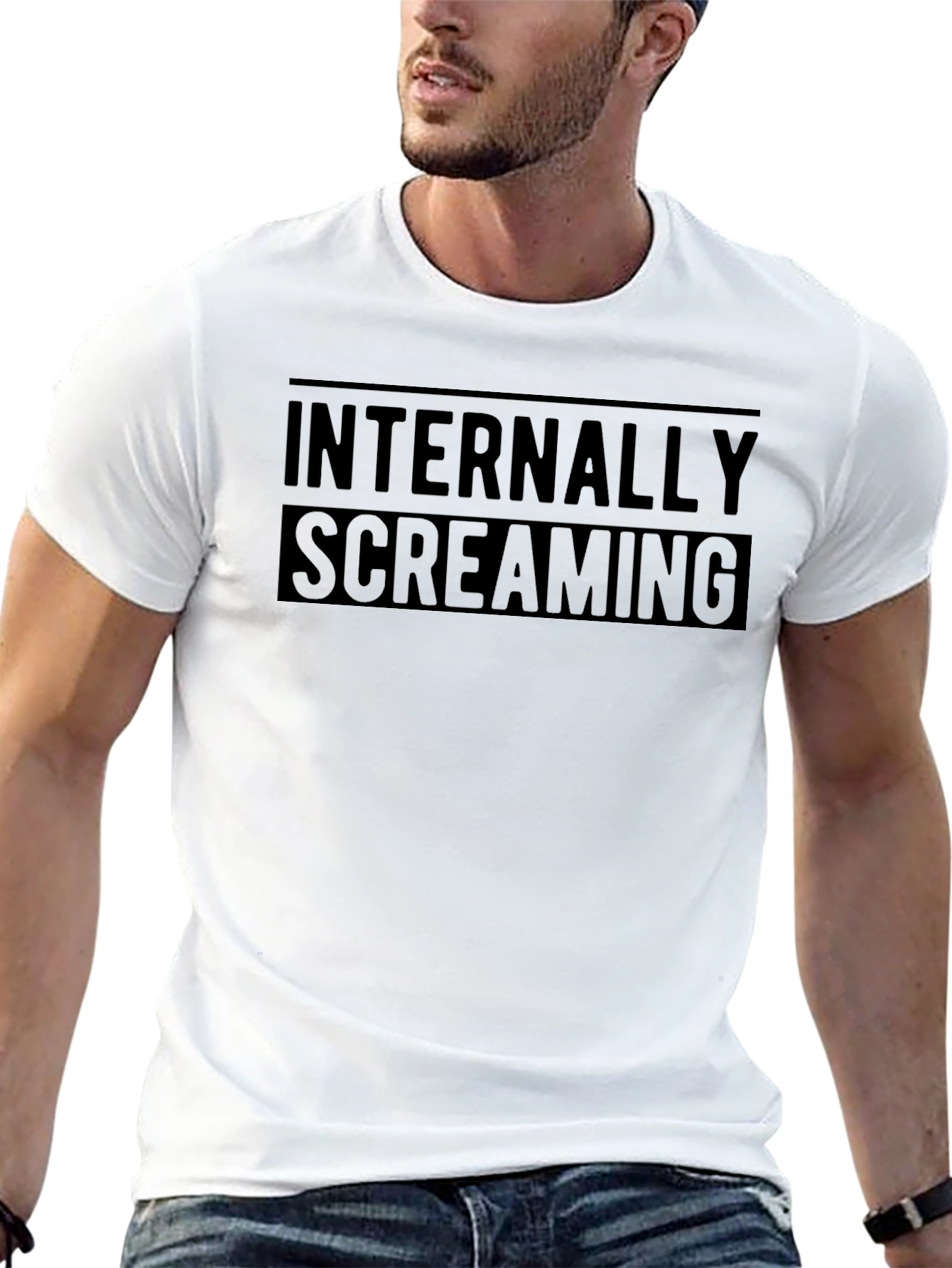 Internally Screaming Graphic Tee - Black T-Shirt