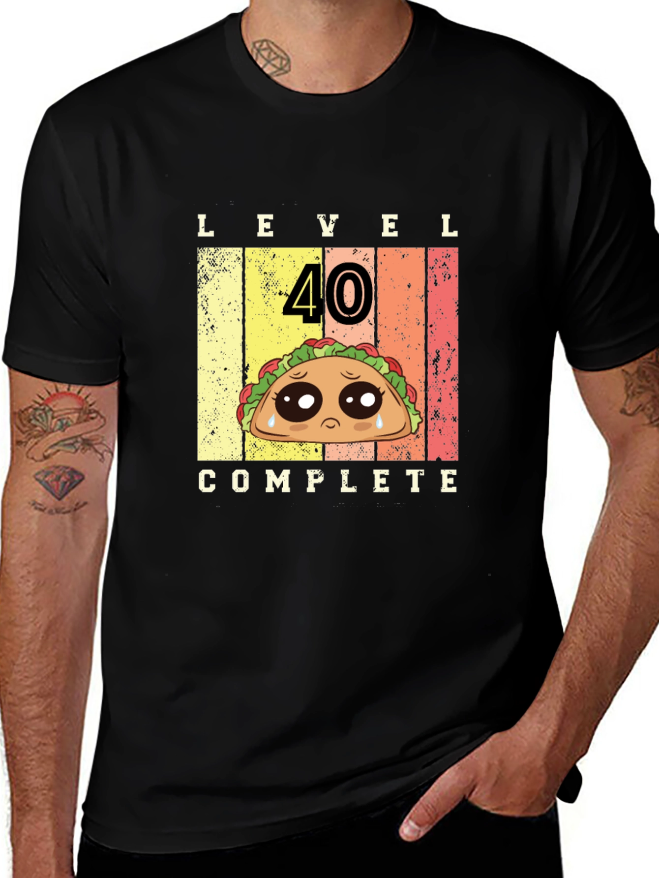Level 40 Complete Taco Graphic Tee