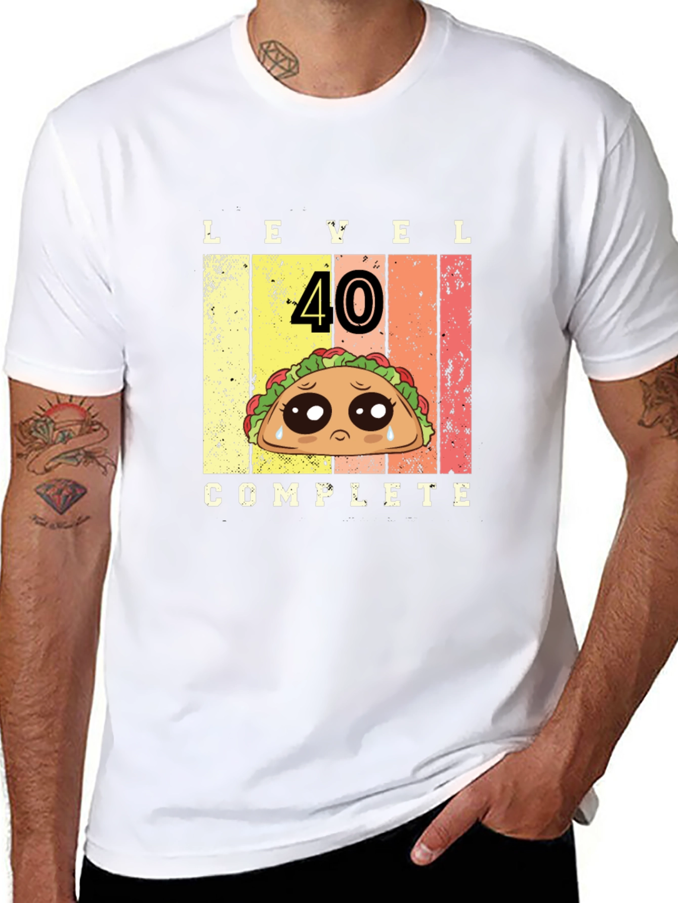 Level 40 Complete Taco Graphic Tee