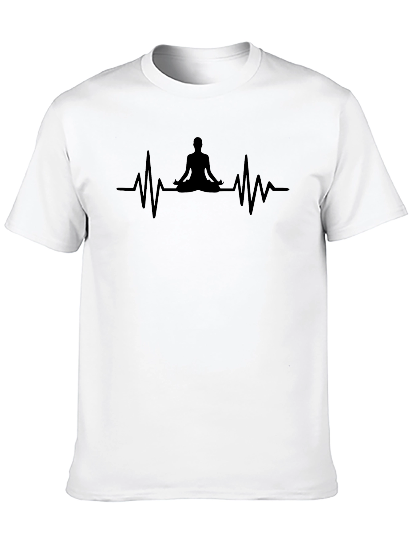 Yoga Heartbeat Tee - Zen Lifestyle Shirt