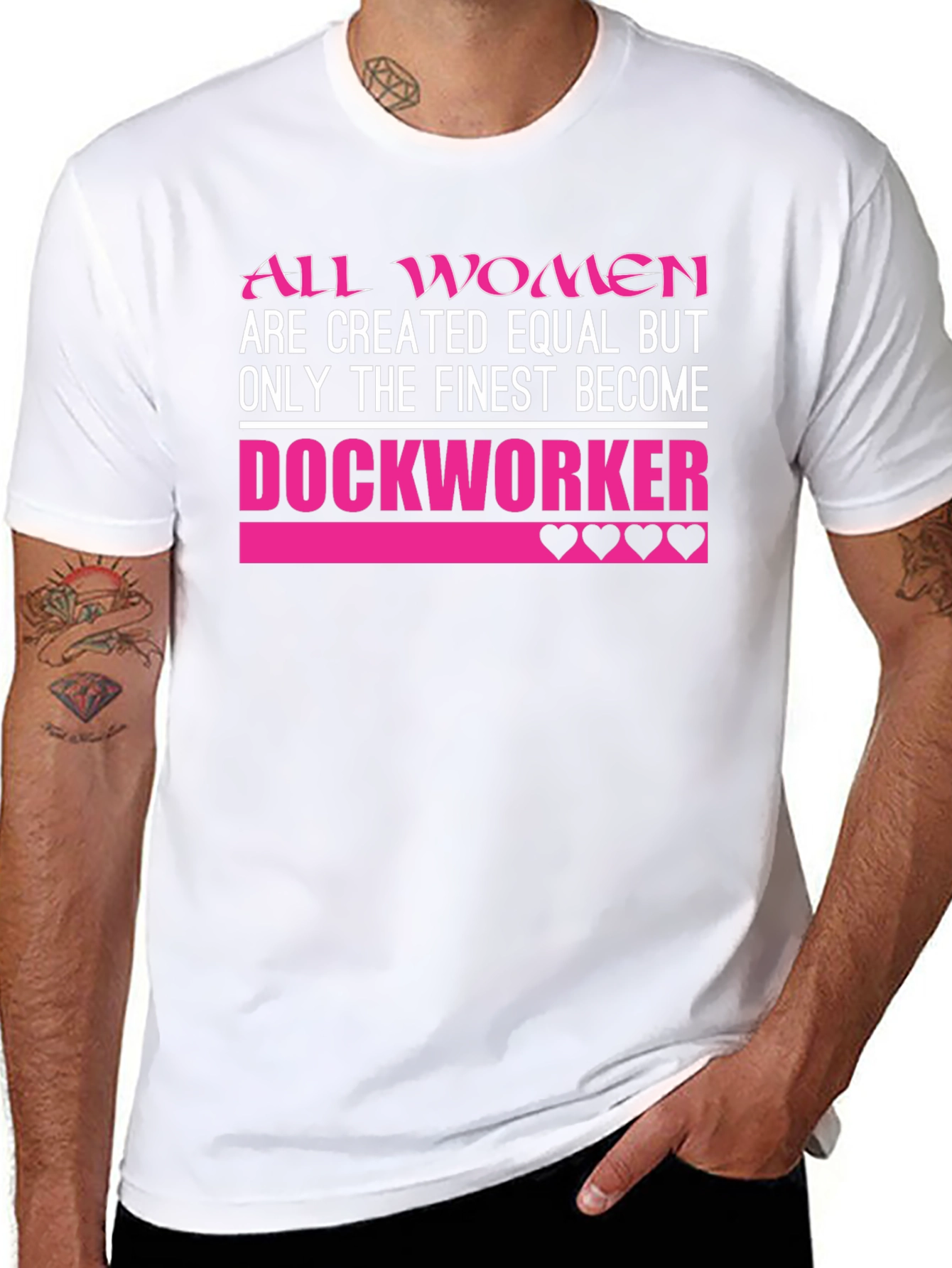 Finest Dockworker Womens T-Shirt