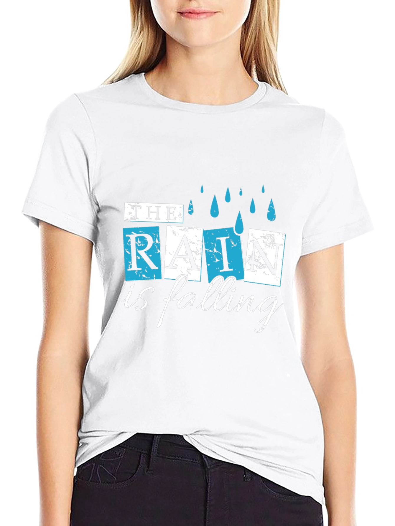 Rain is Falling Graphic T-Shirt