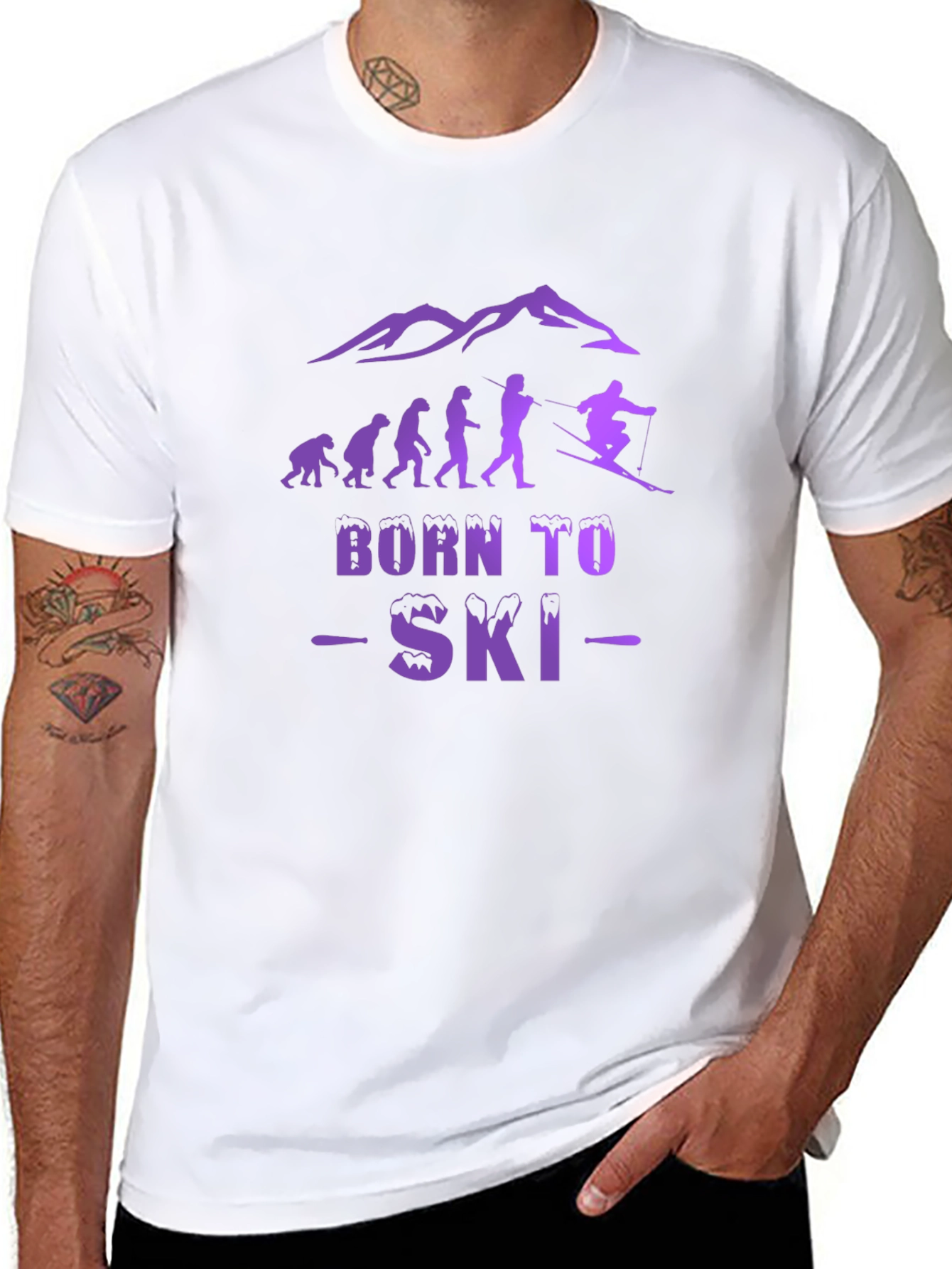 Born to Ski Evolution T-Shirt