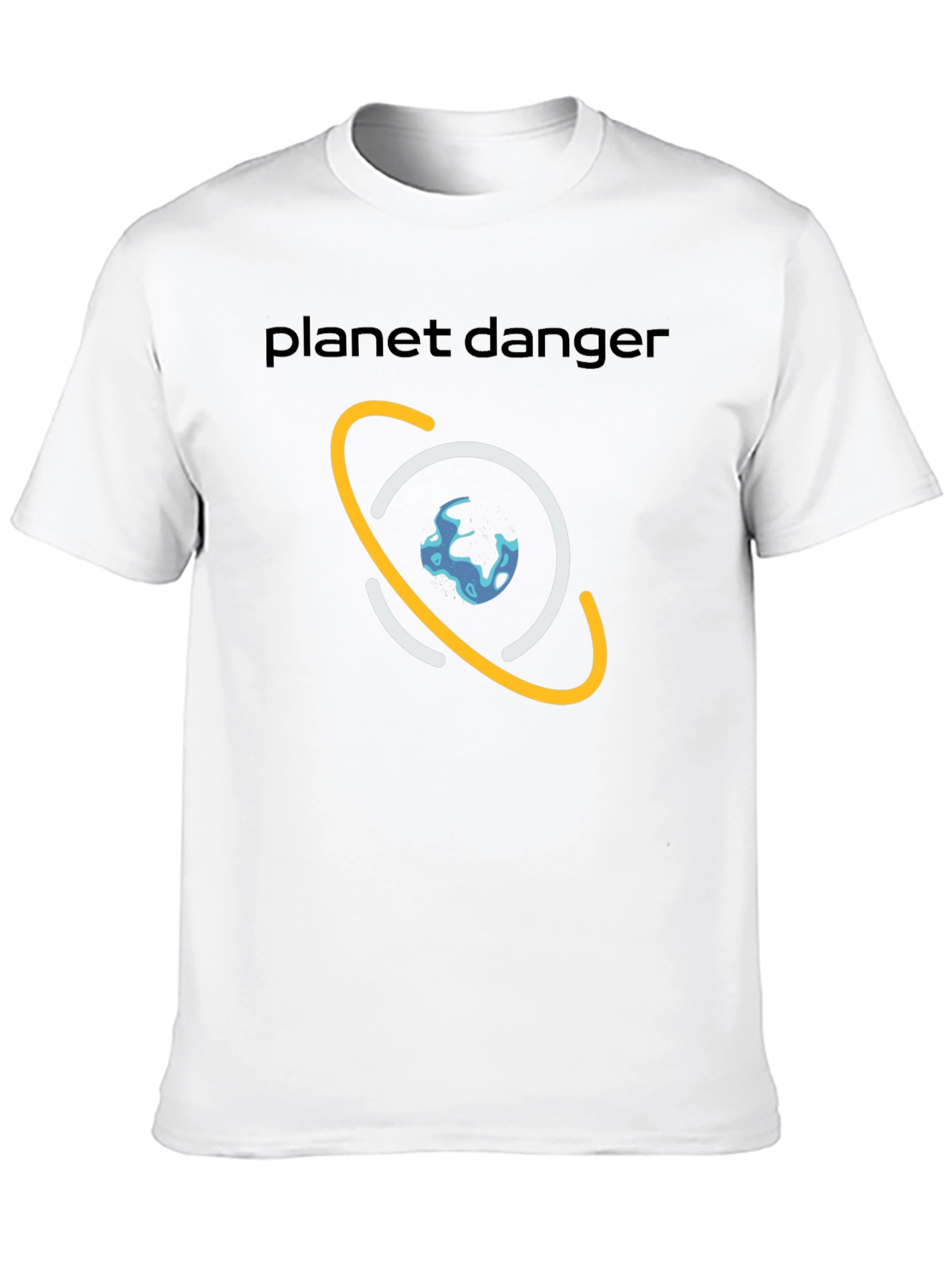 Planet Danger Graphic Tee - Black Cotton Shirt