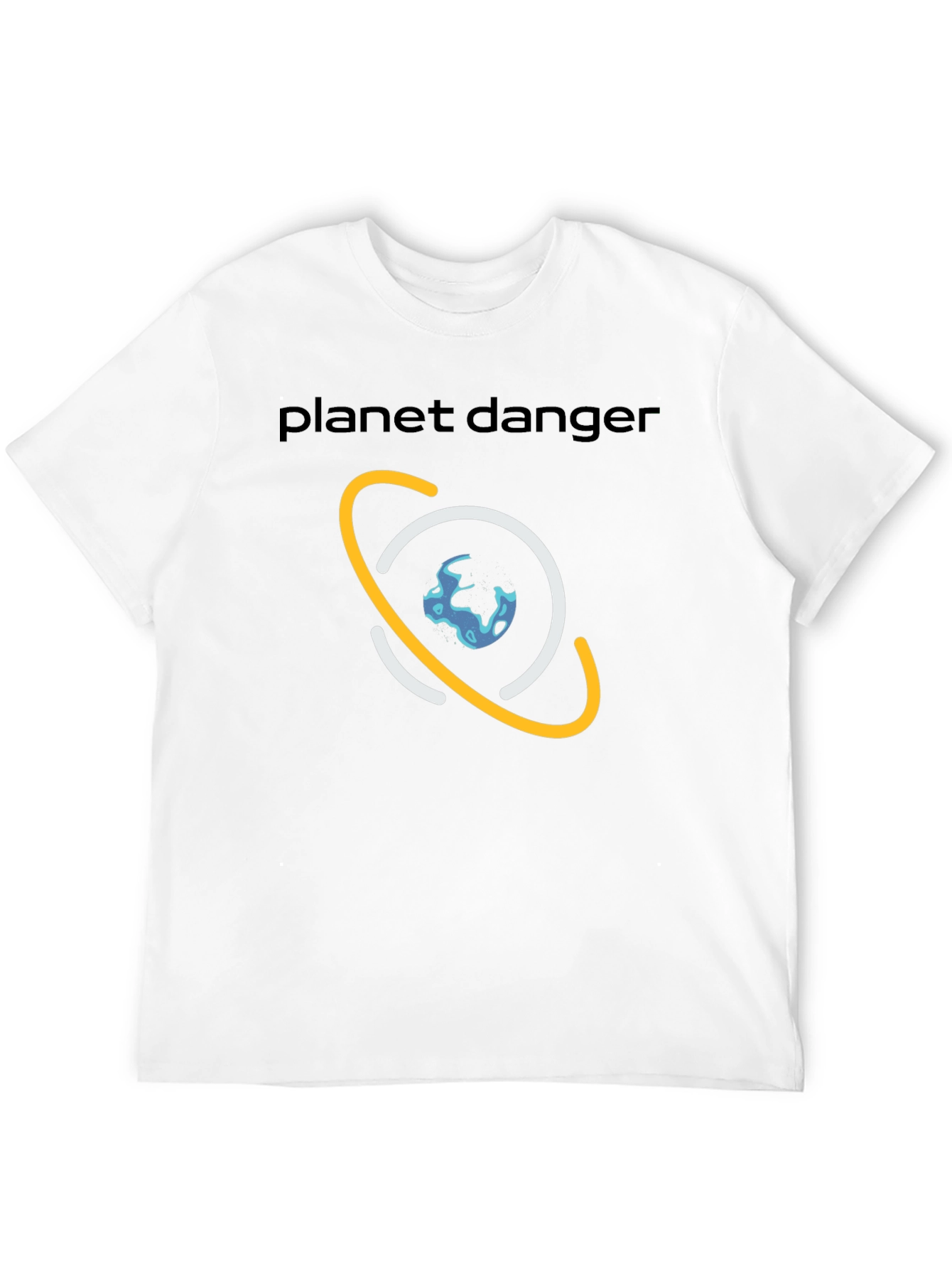 Planet Danger Graphic Tee - Black Cotton Shirt