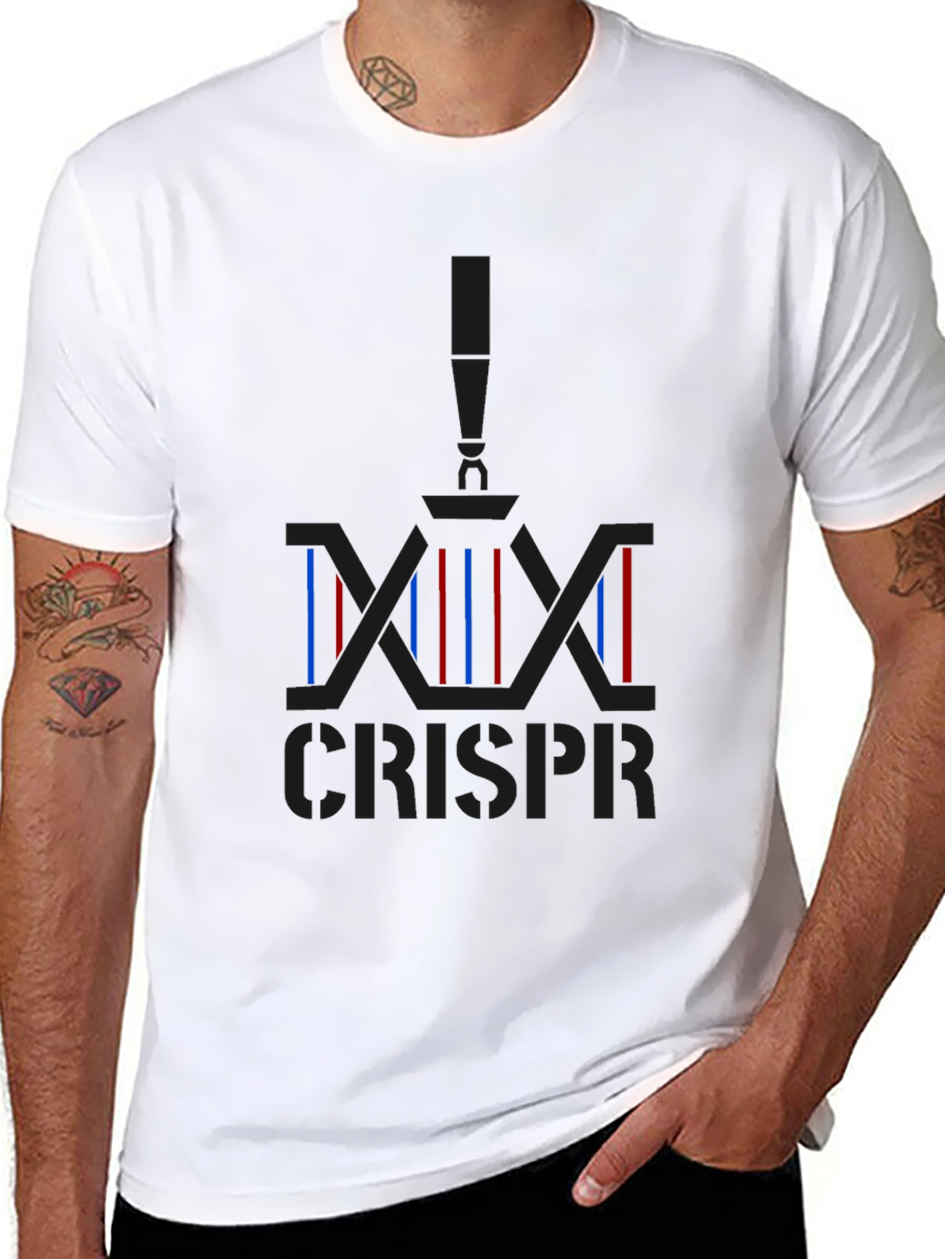 CRISPR Graphic T-Shirt - DNA Science Tee