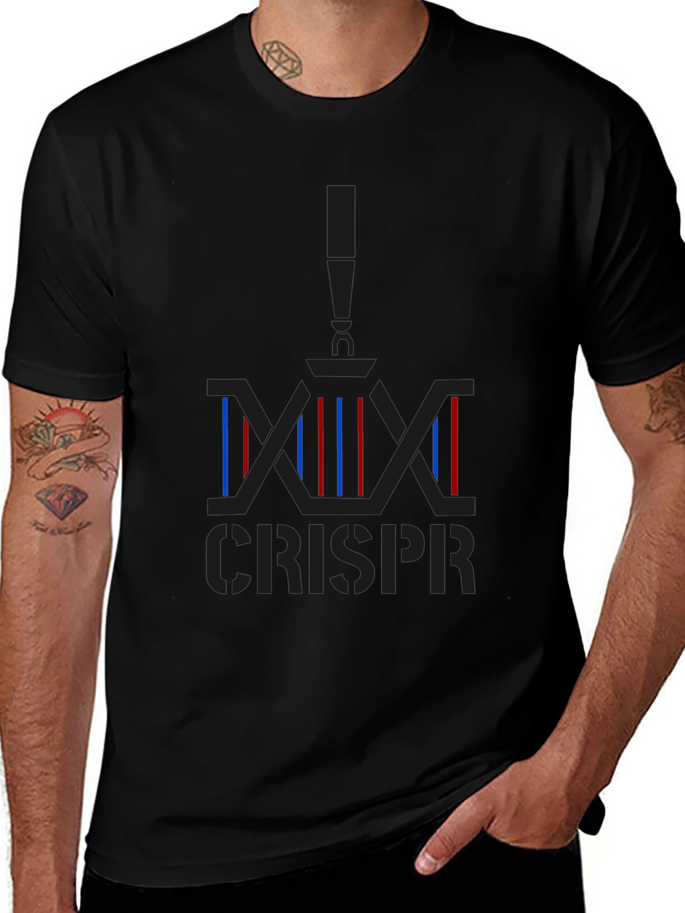 CRISPR Graphic T-Shirt - DNA Science Tee