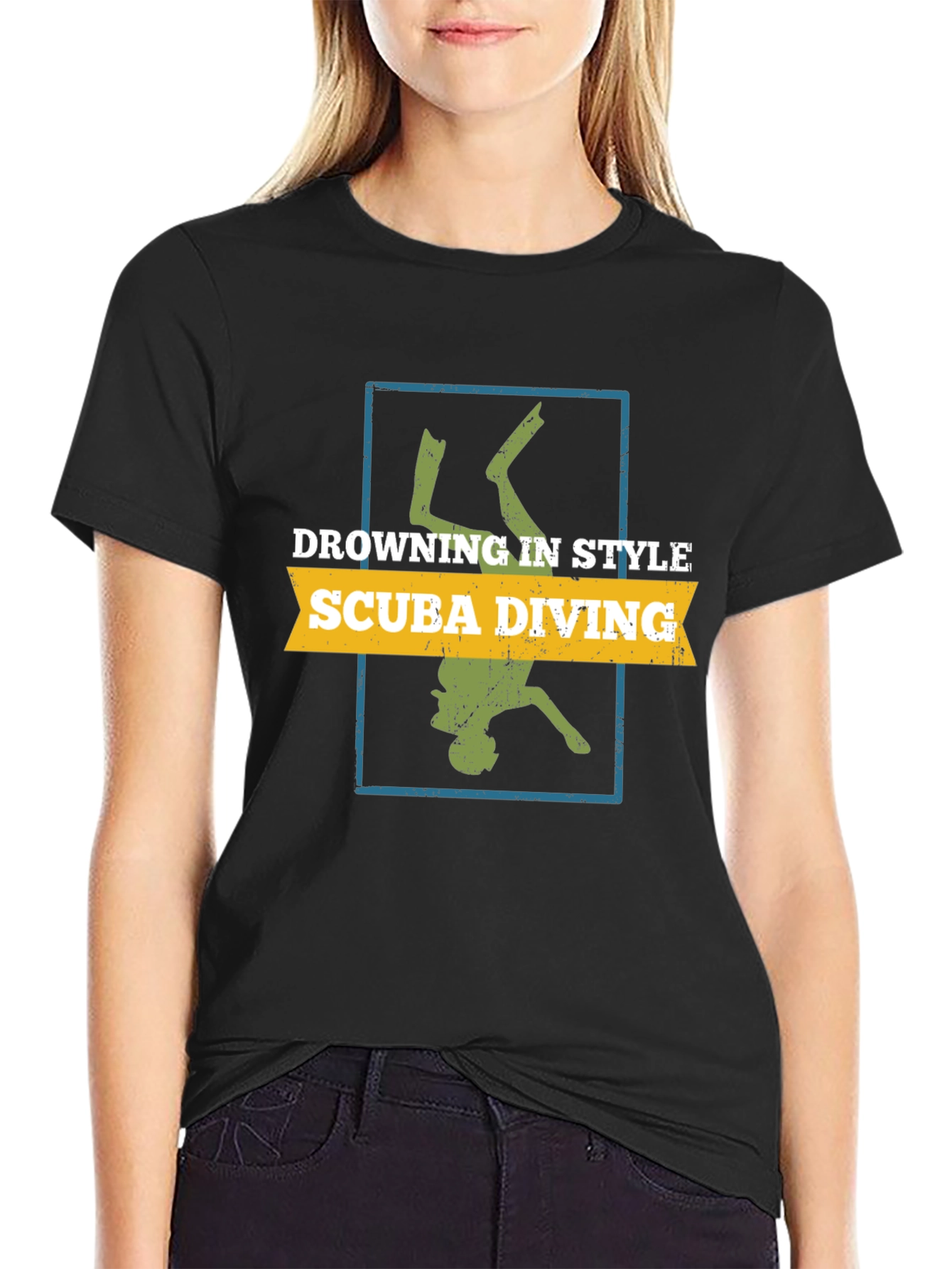 Drowning in Style Scuba Diving T-Shirt